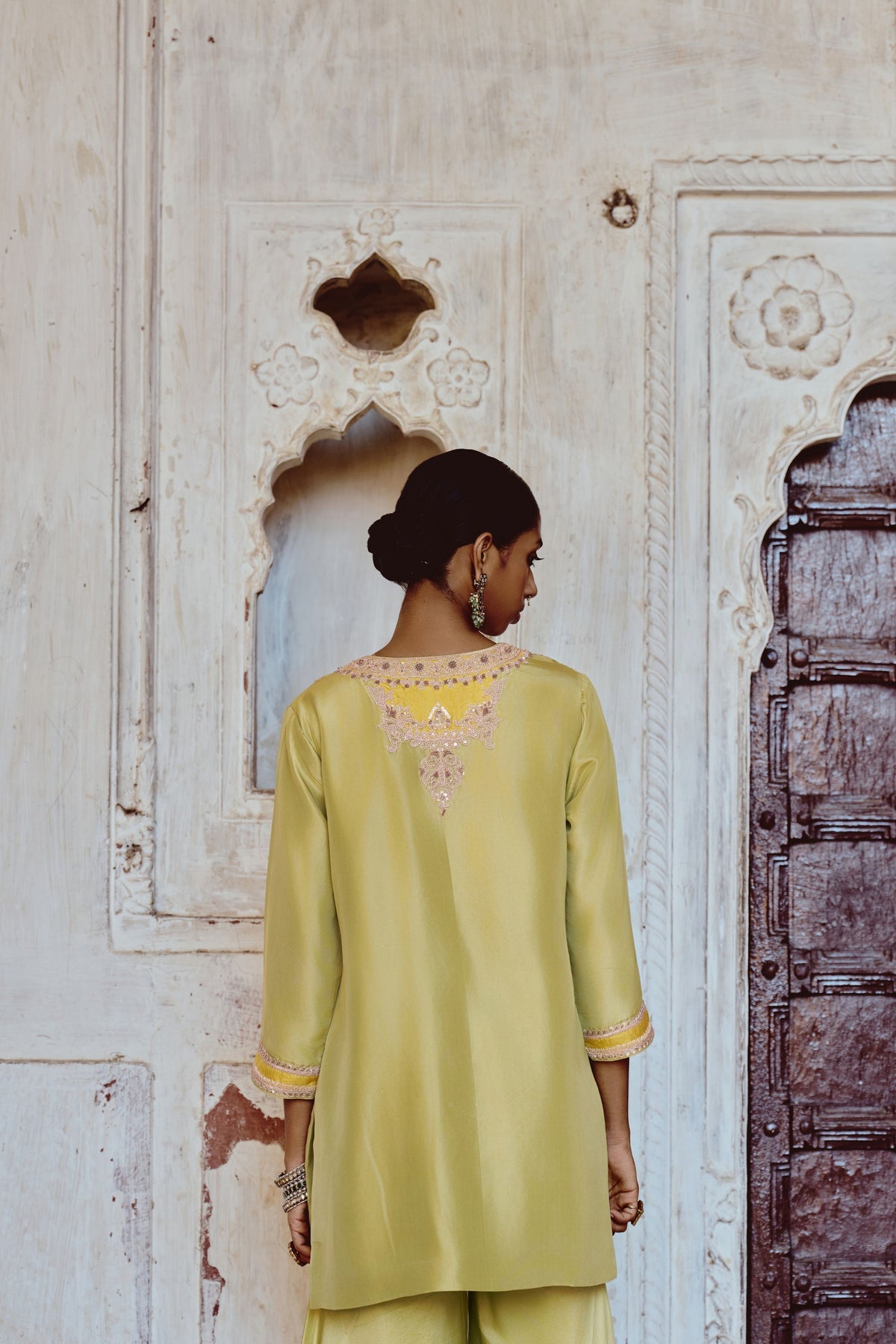 Sage Green Keri Sharara Set