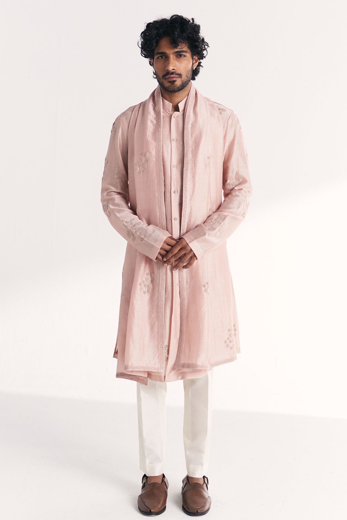 Sha Posh Light Pink Kurta Set