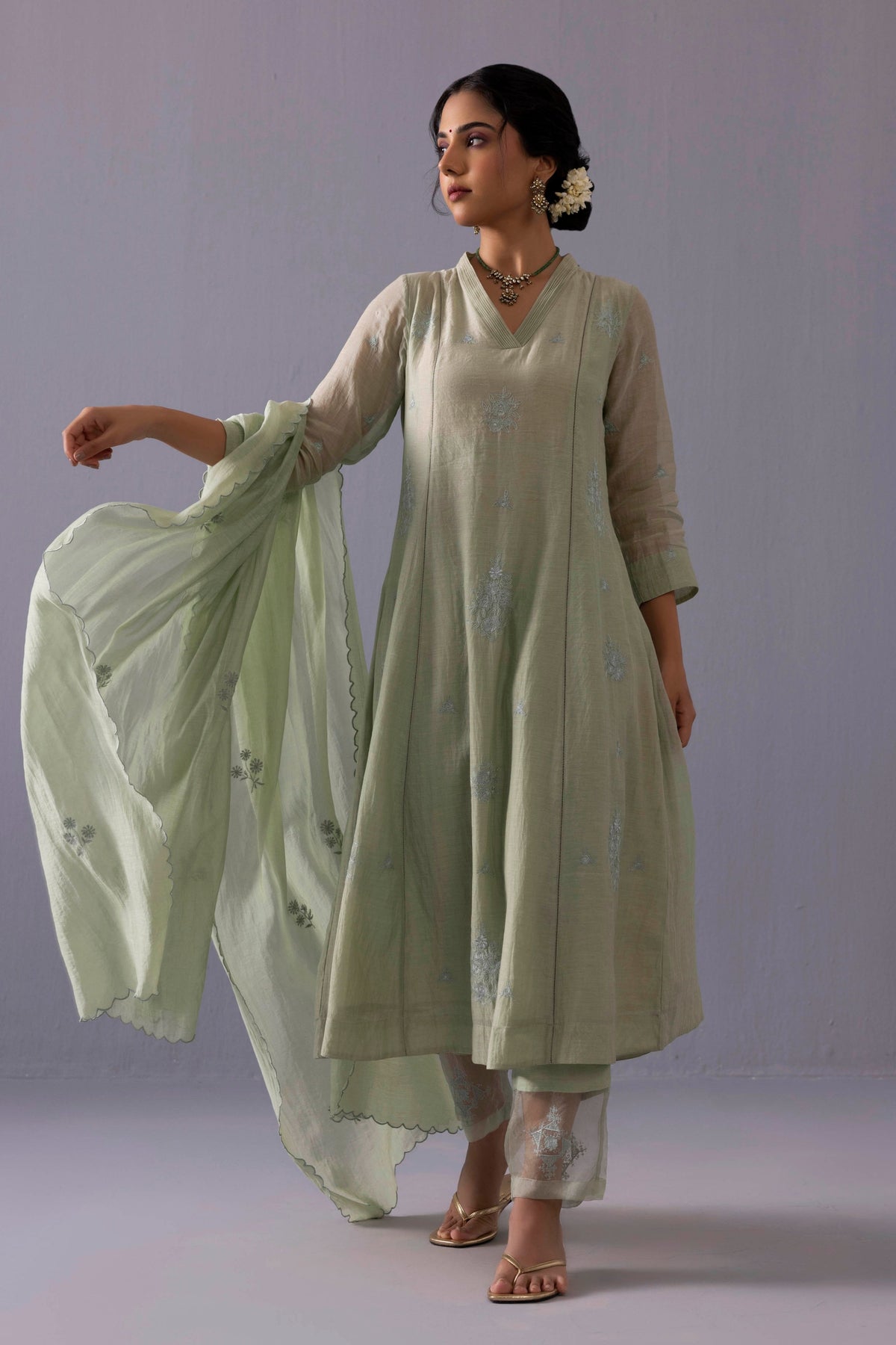 Ankita Green Kurta Set