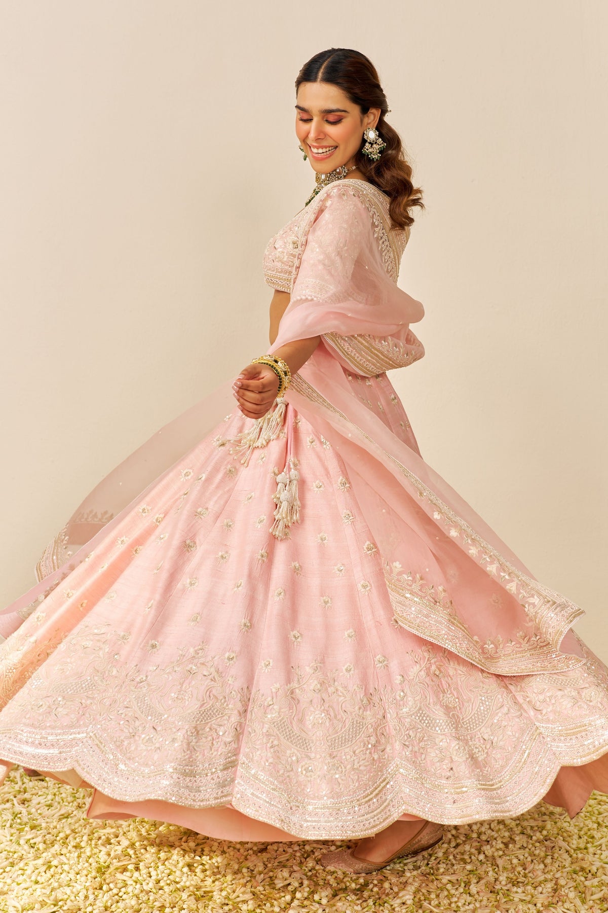 Fida Blush Pink Lehenga Set