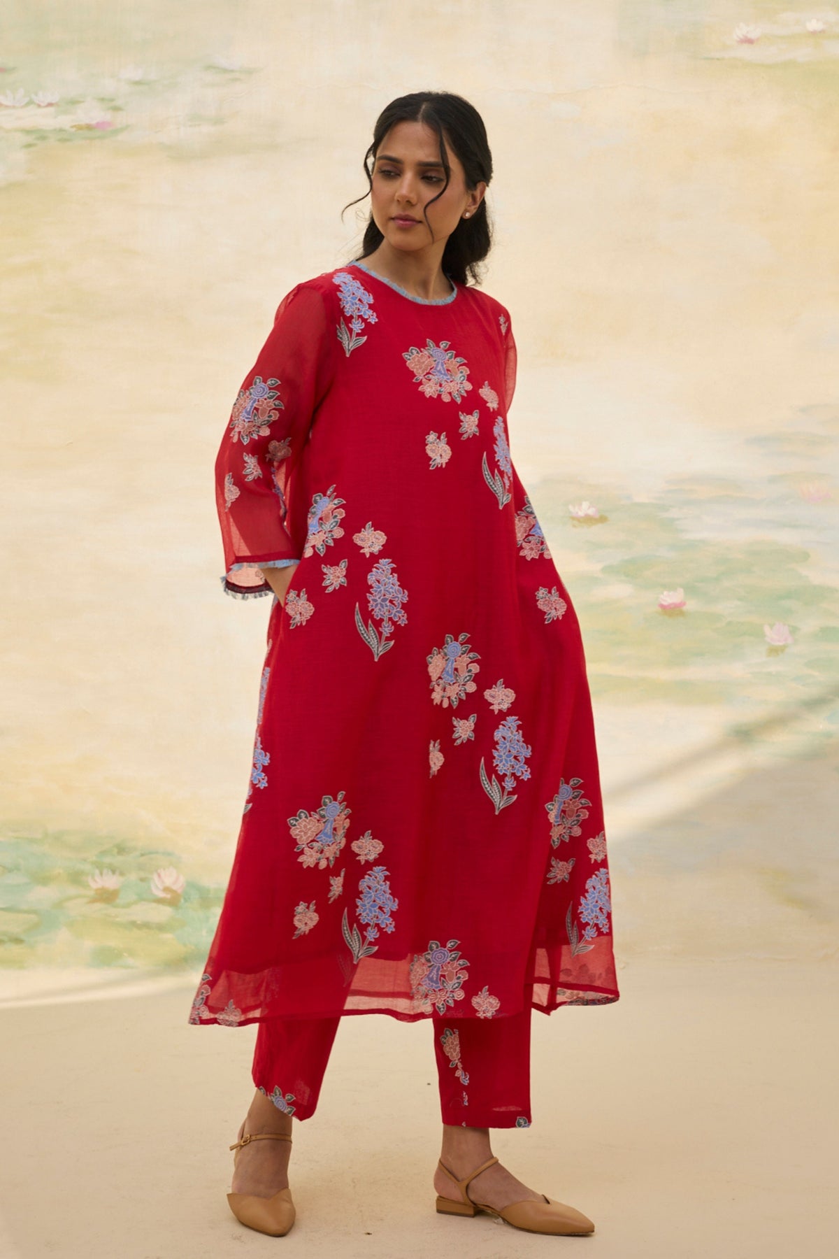 Scarlet Kurta Set