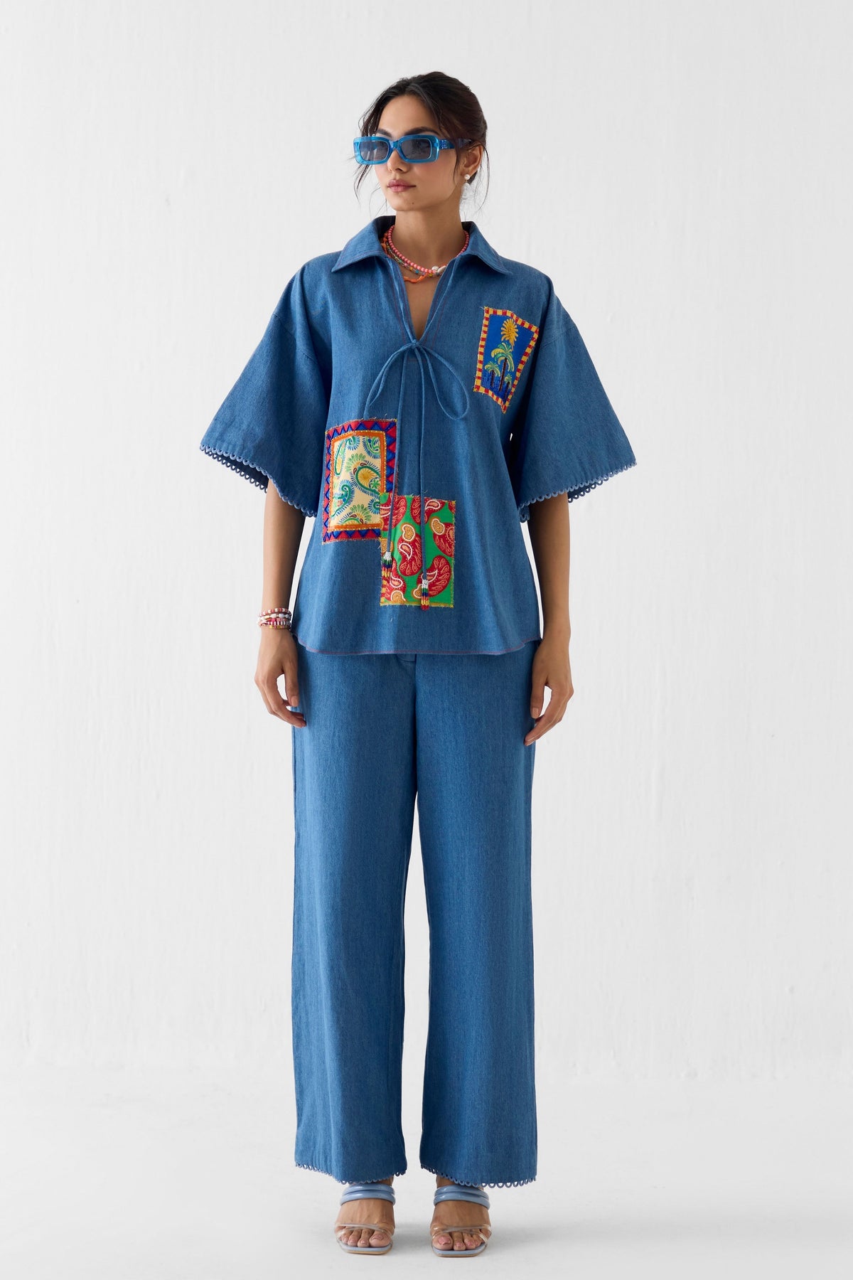 Indigo Co-ord Set
