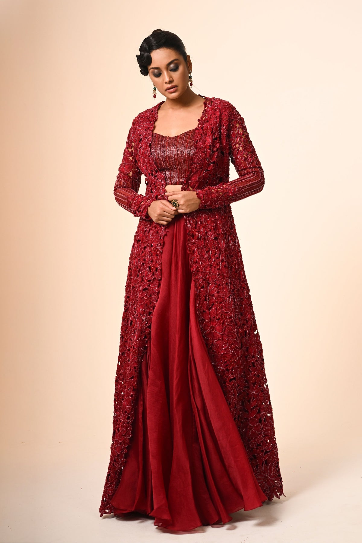 Floral Aura Jacket Set