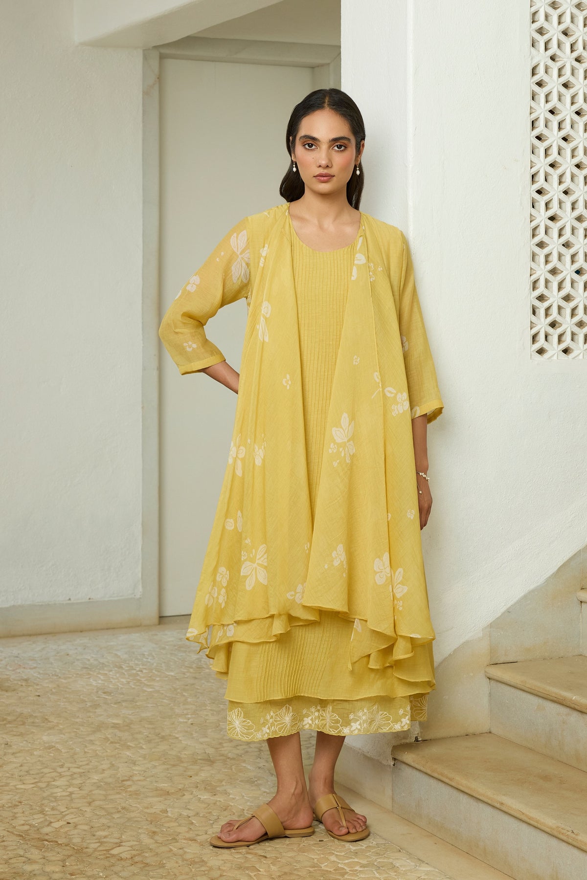 Rue Pintuck Dress
