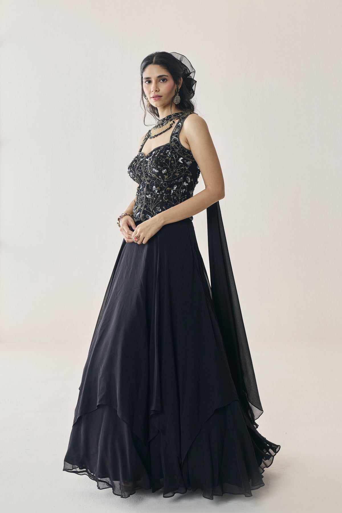 Eira Corset Lehenga Set