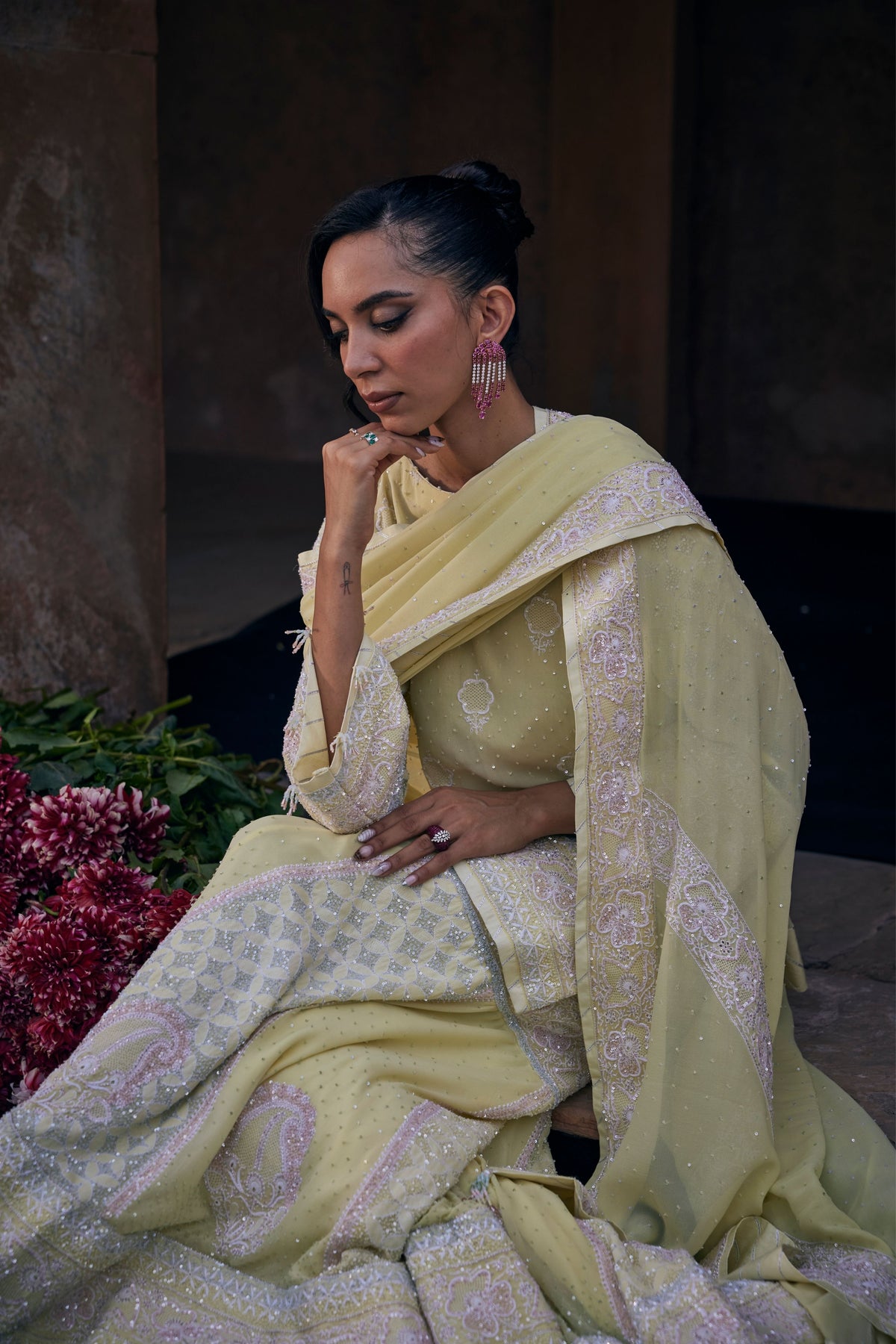 Naira Sharara Set