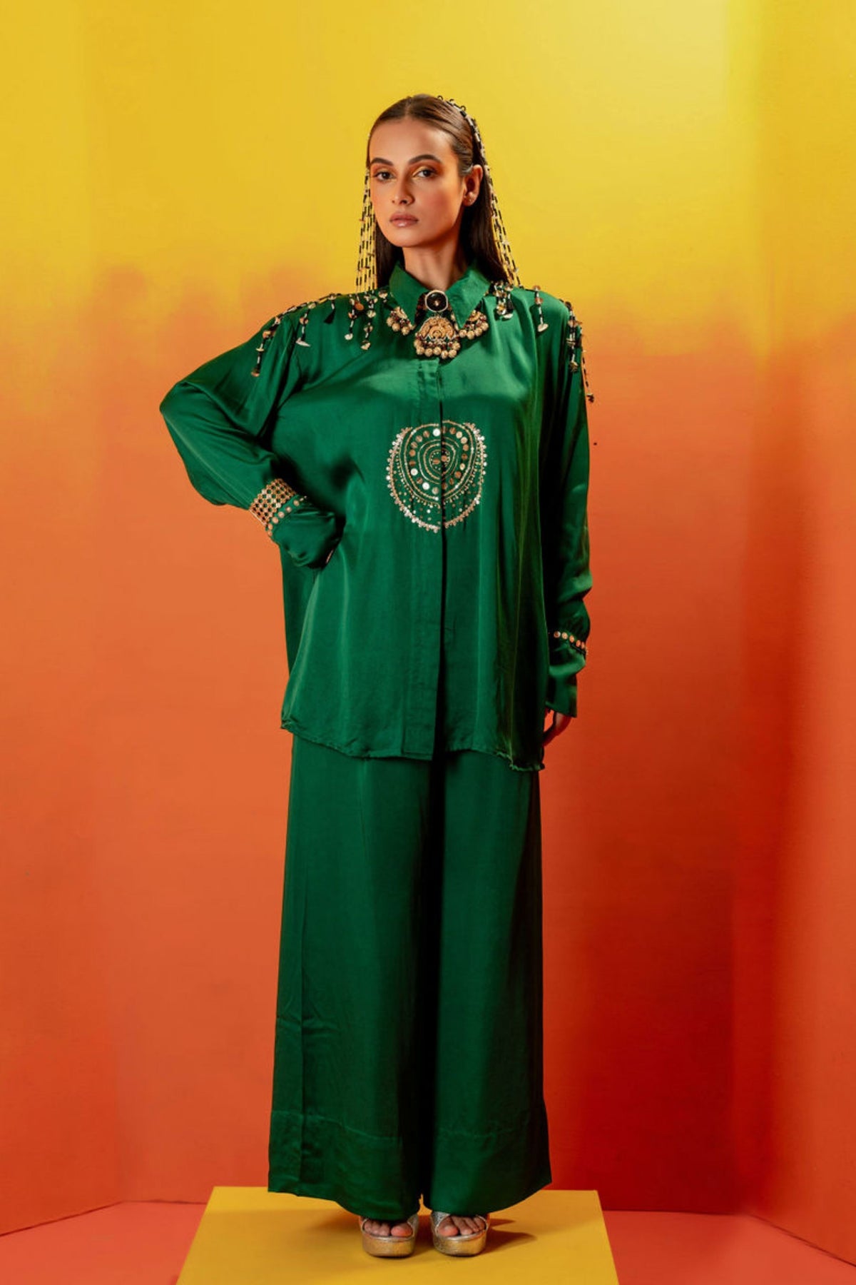 Vani Green Coord Set