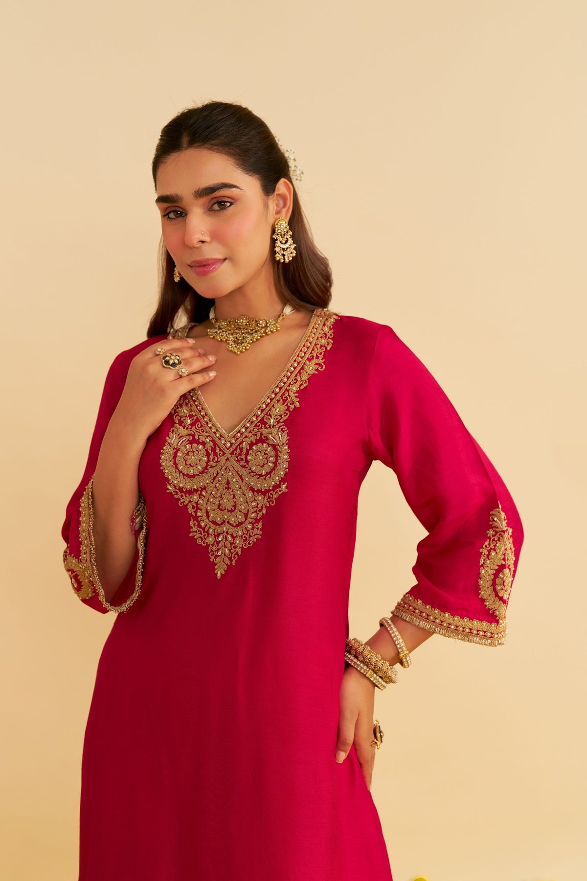 Haayat Kaftan With Salwar