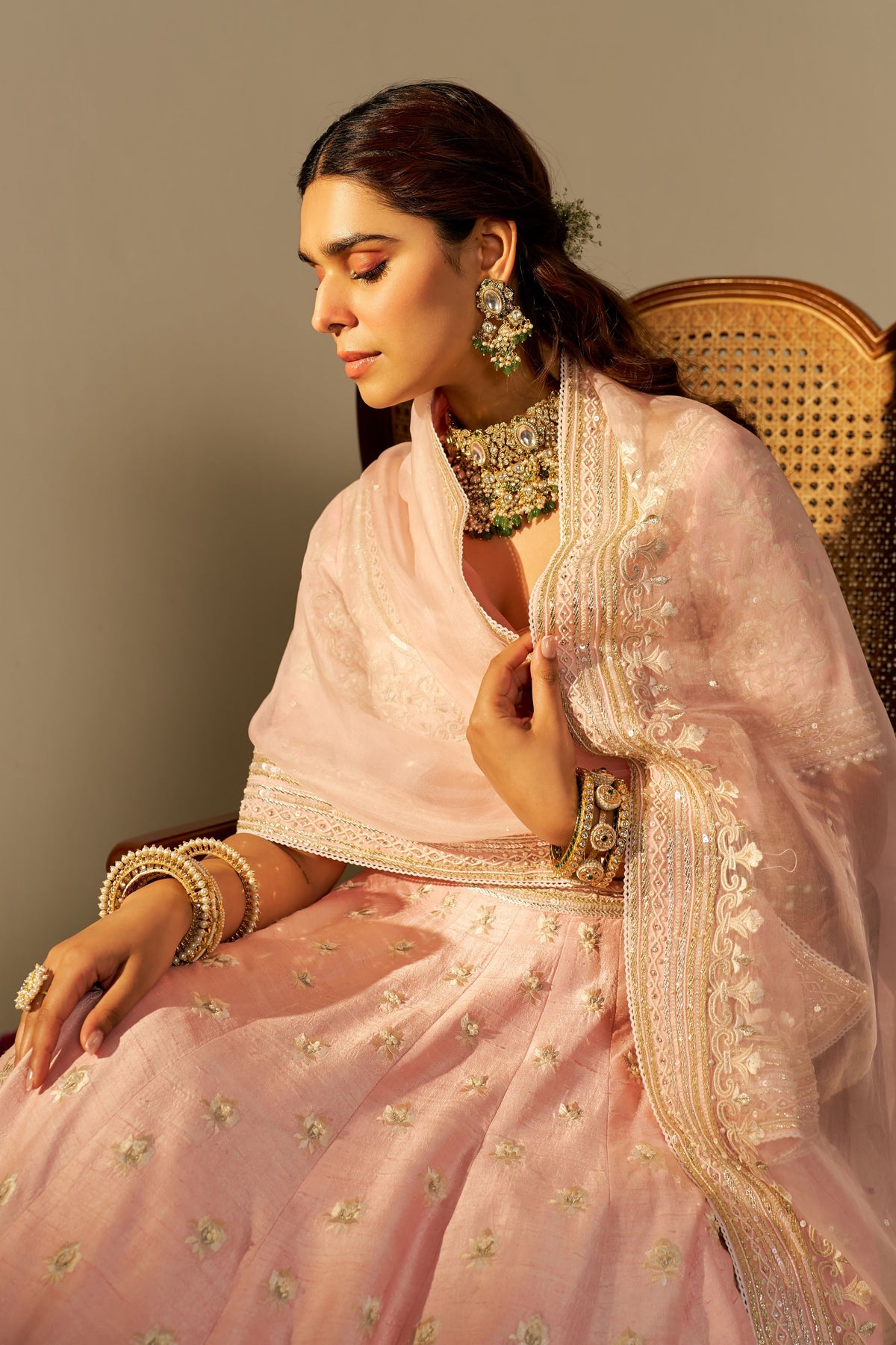 Fida Blush Pink Lehenga Set