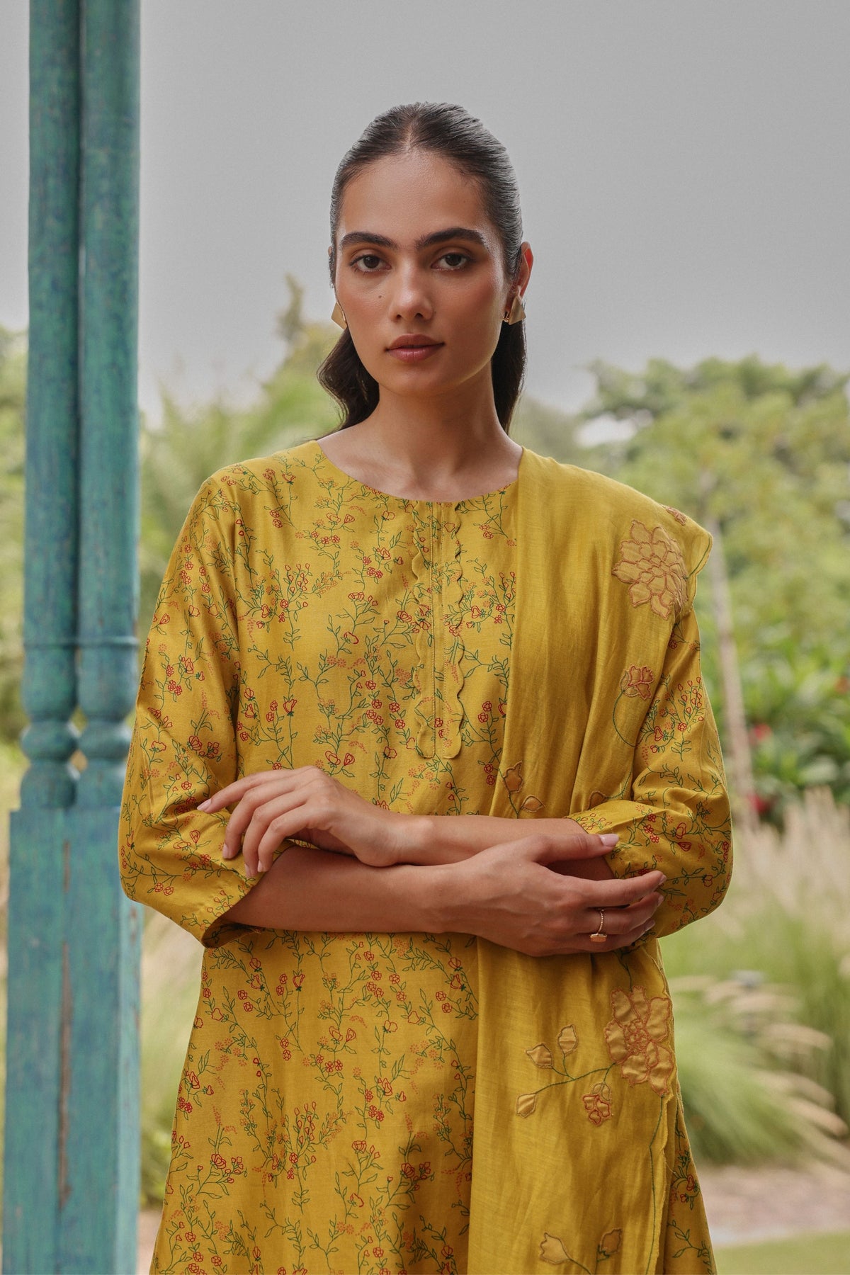 Tuscany Floral Kurta Set
