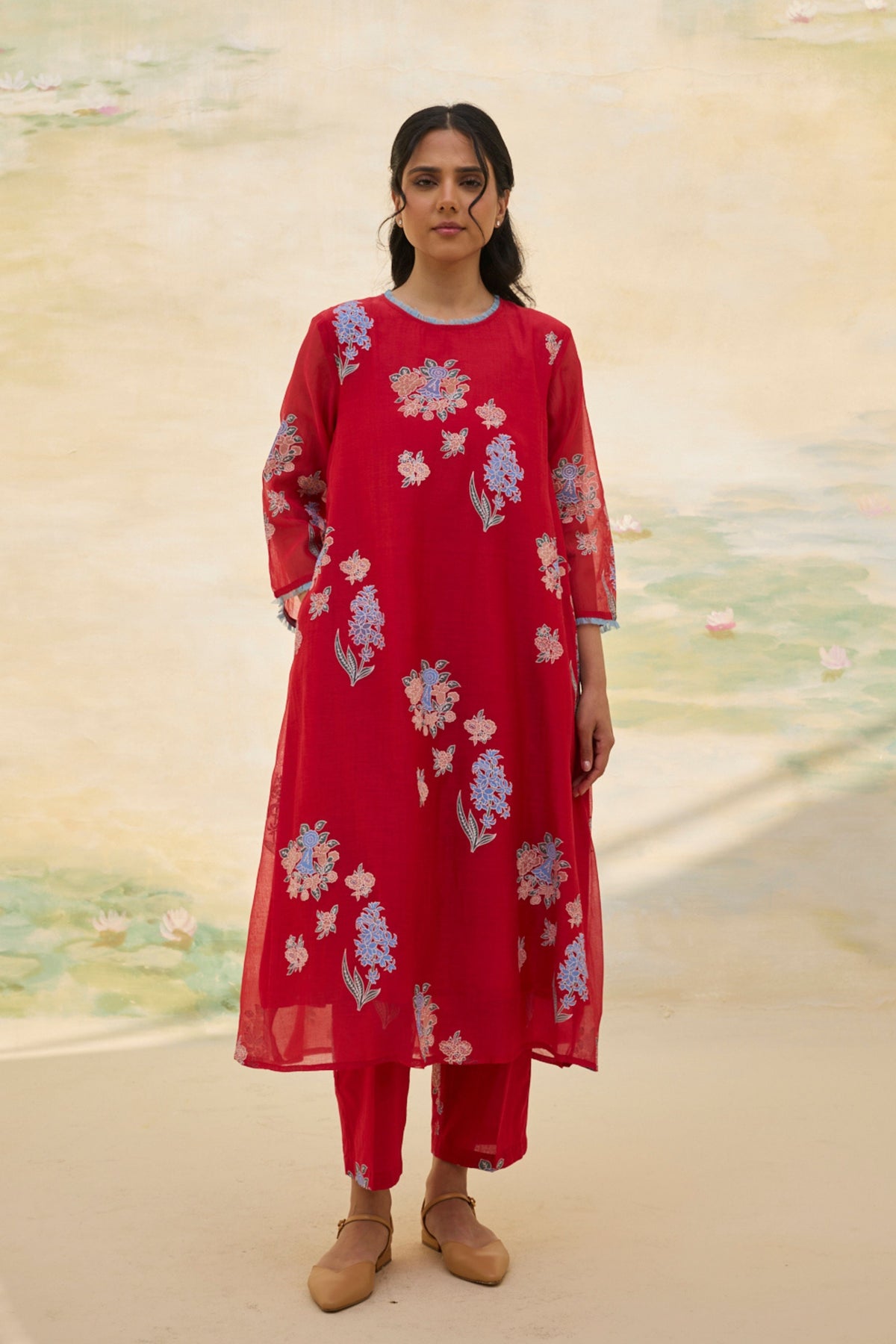 Scarlet Kurta Set