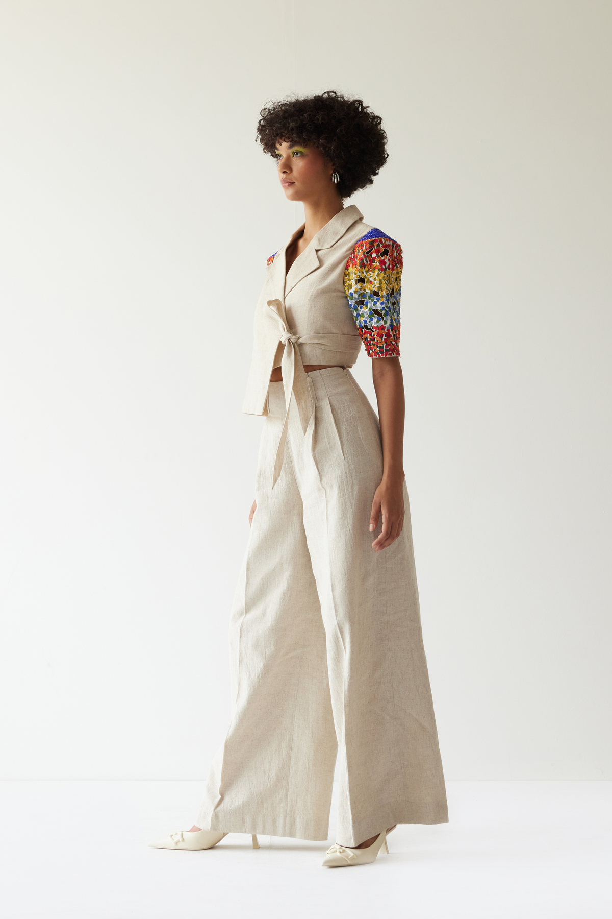 Flower Valley Overlap Jacket Co-ord Set