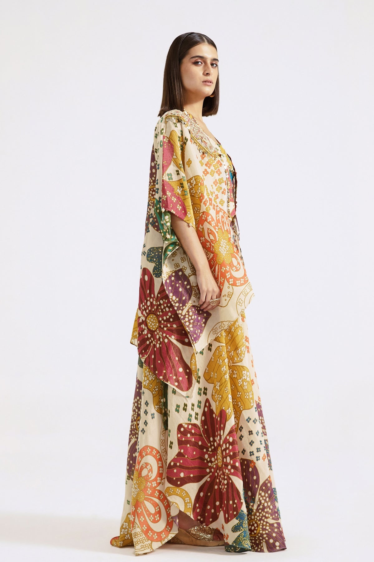 Multi-colour Sharara Set