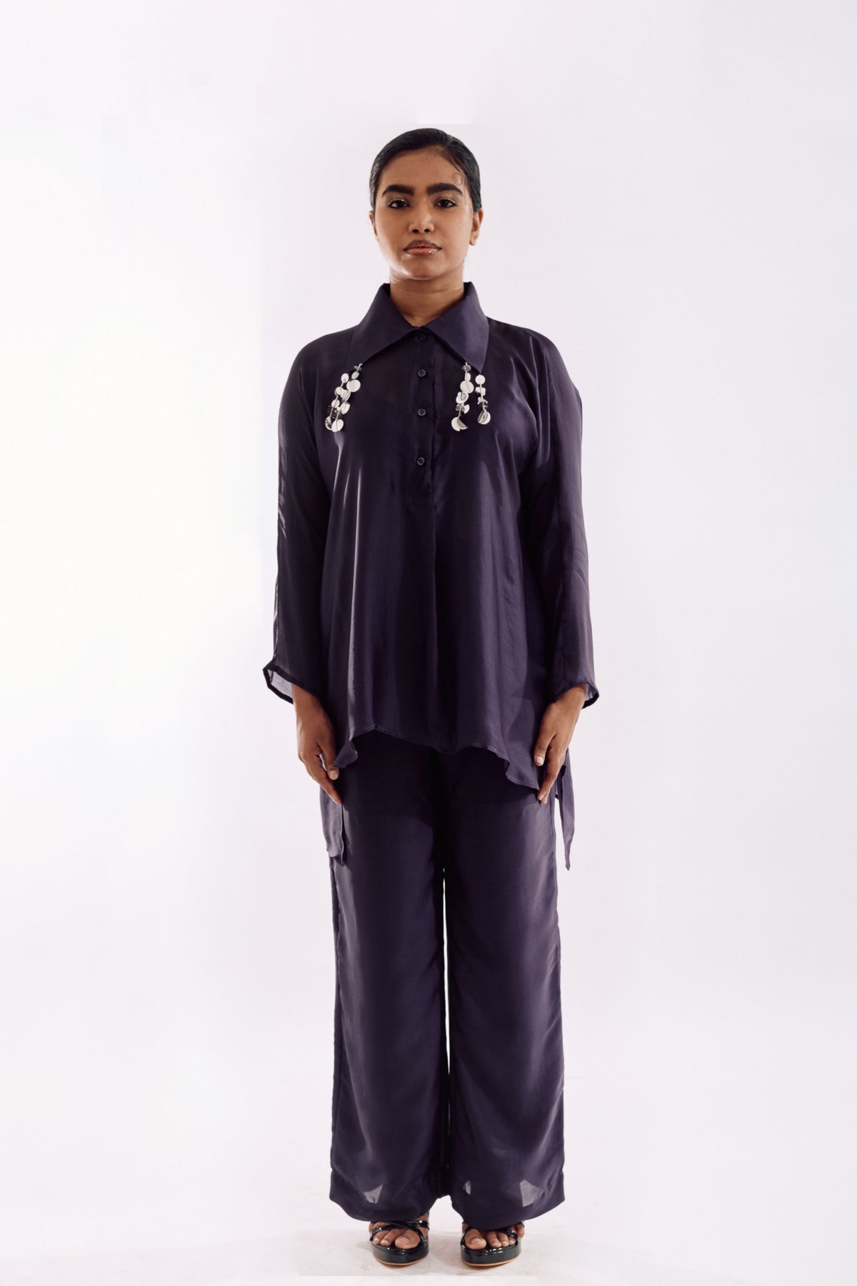 Purple Tassel Top