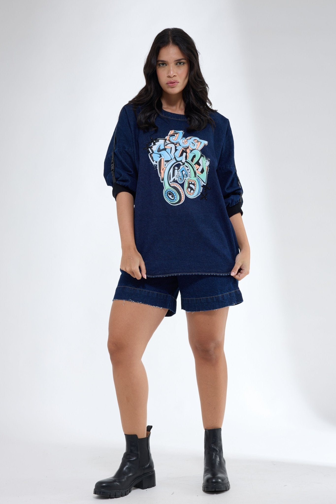 Blue Denim Co - Ord Set - Krati Jain - Elahe