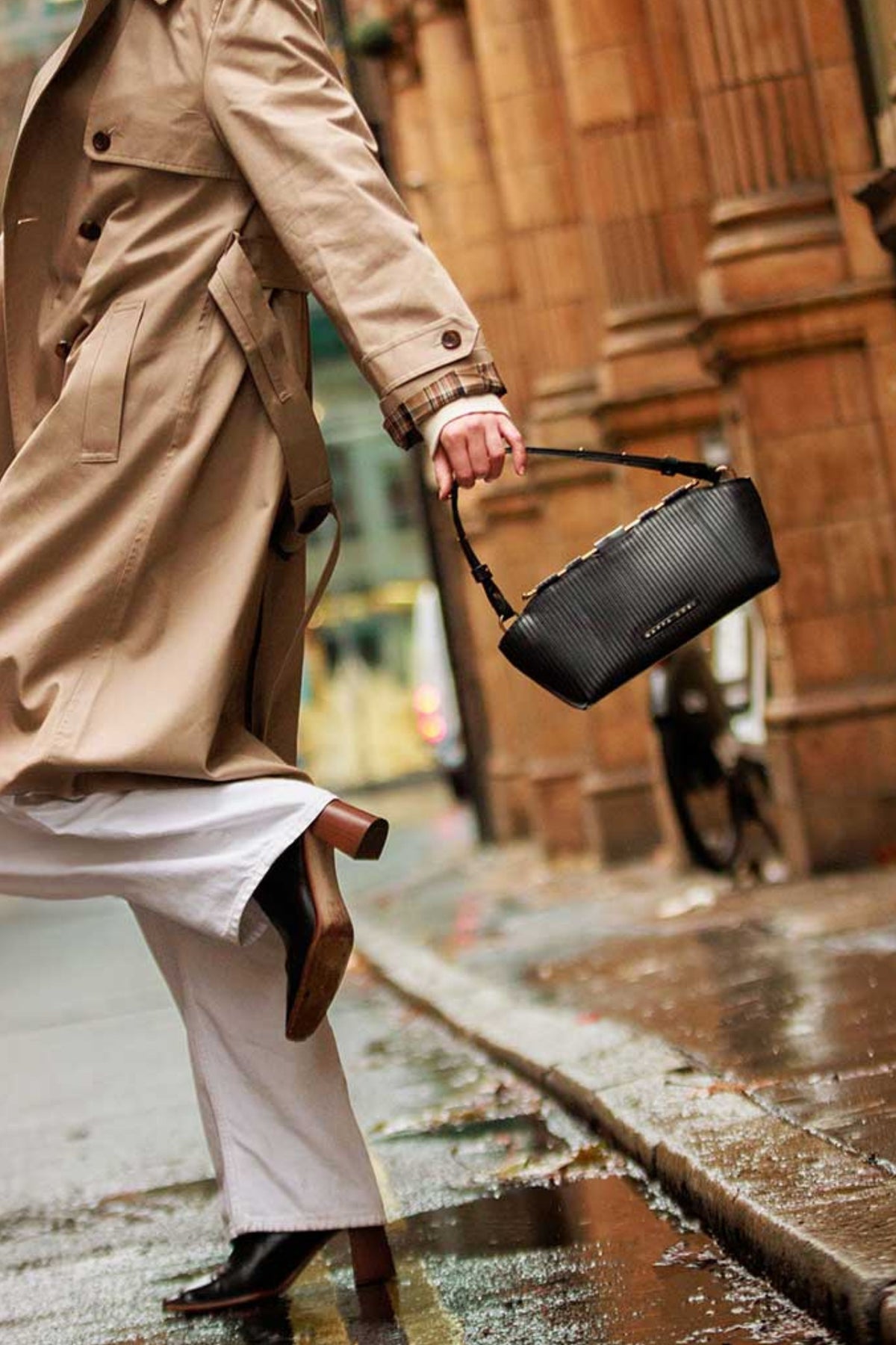 Black Valerie Shoulder Bag