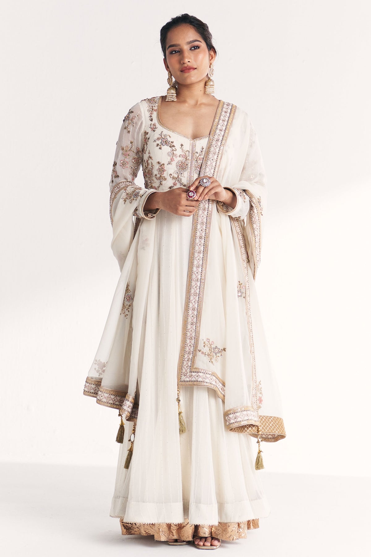 Kaushiki Ivory Anarkali