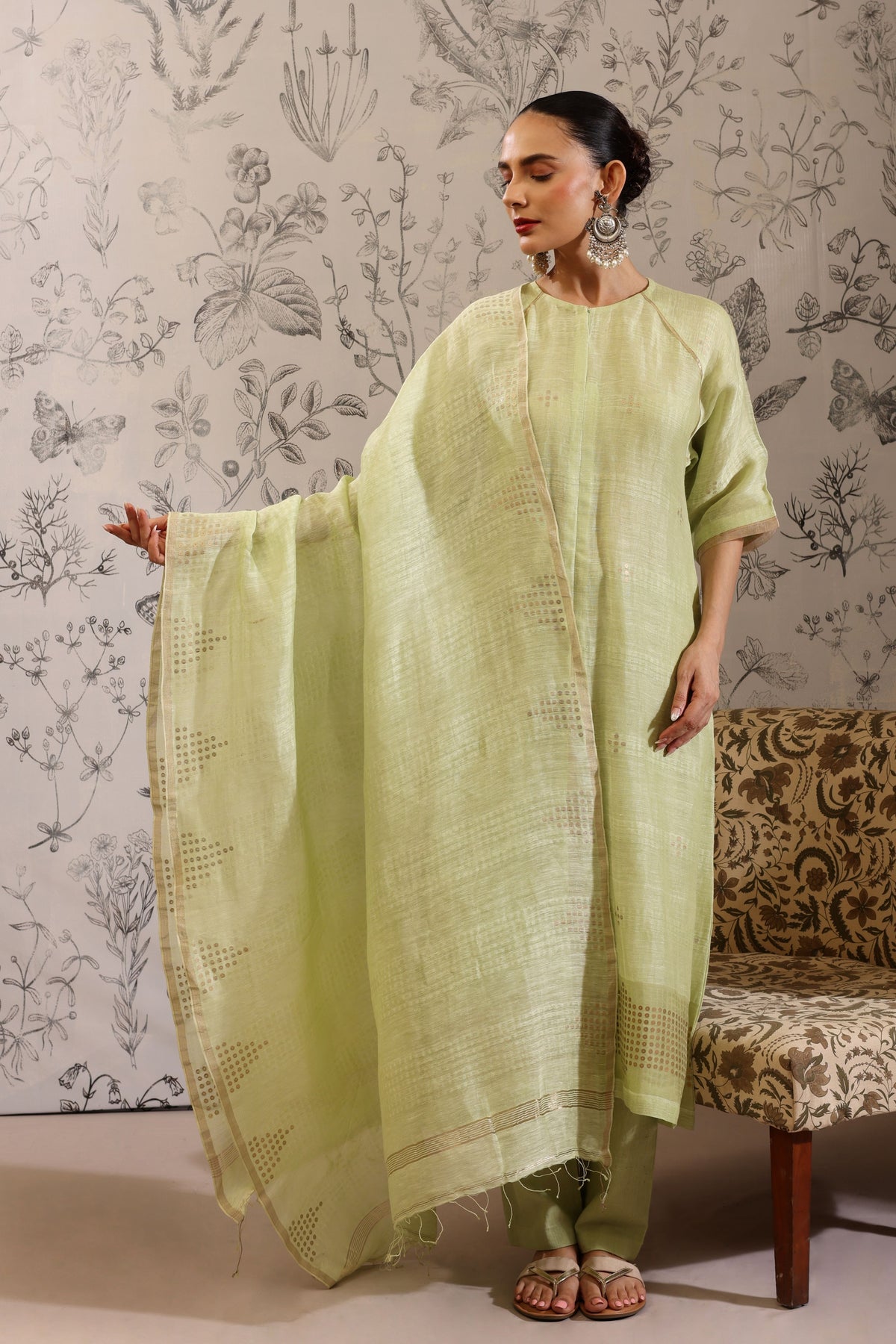 Piyusha Green Kurta Set