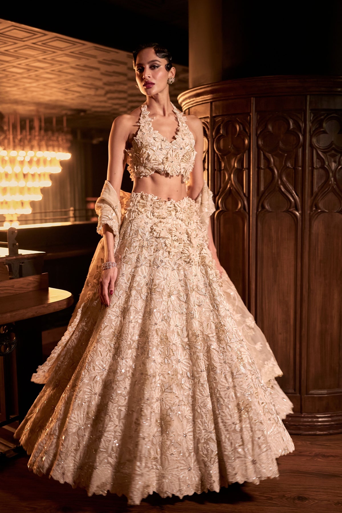 Lunar Bloom Lehenga Set