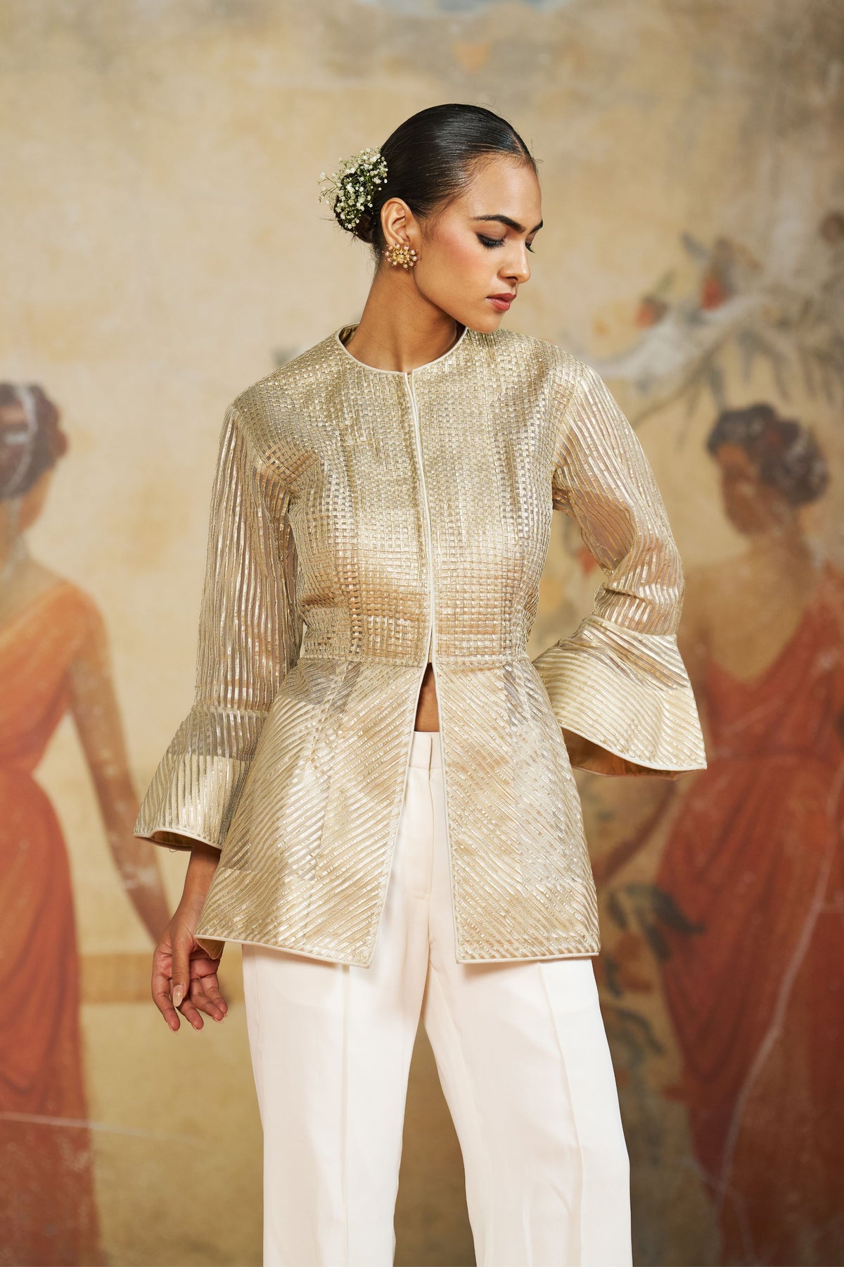 Gota Champaign Jacket Set