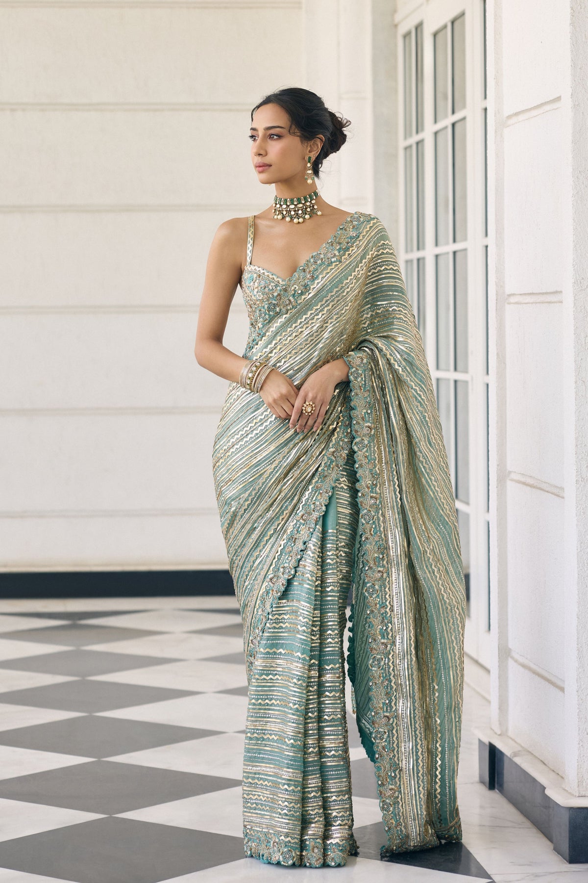 Trumpet Saree Set