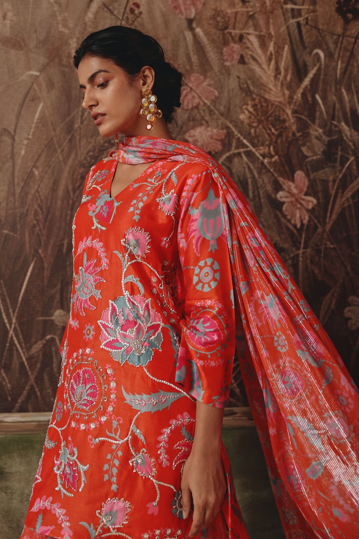 Fire Lily Sharara Set