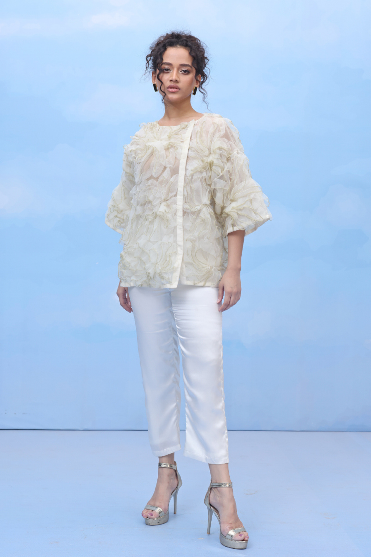 Lime Grande Petal Shirt