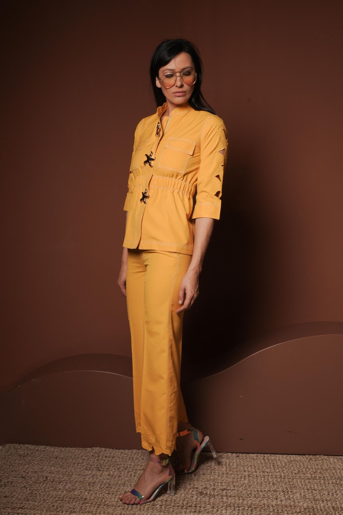 Jacket Set With Star Button
