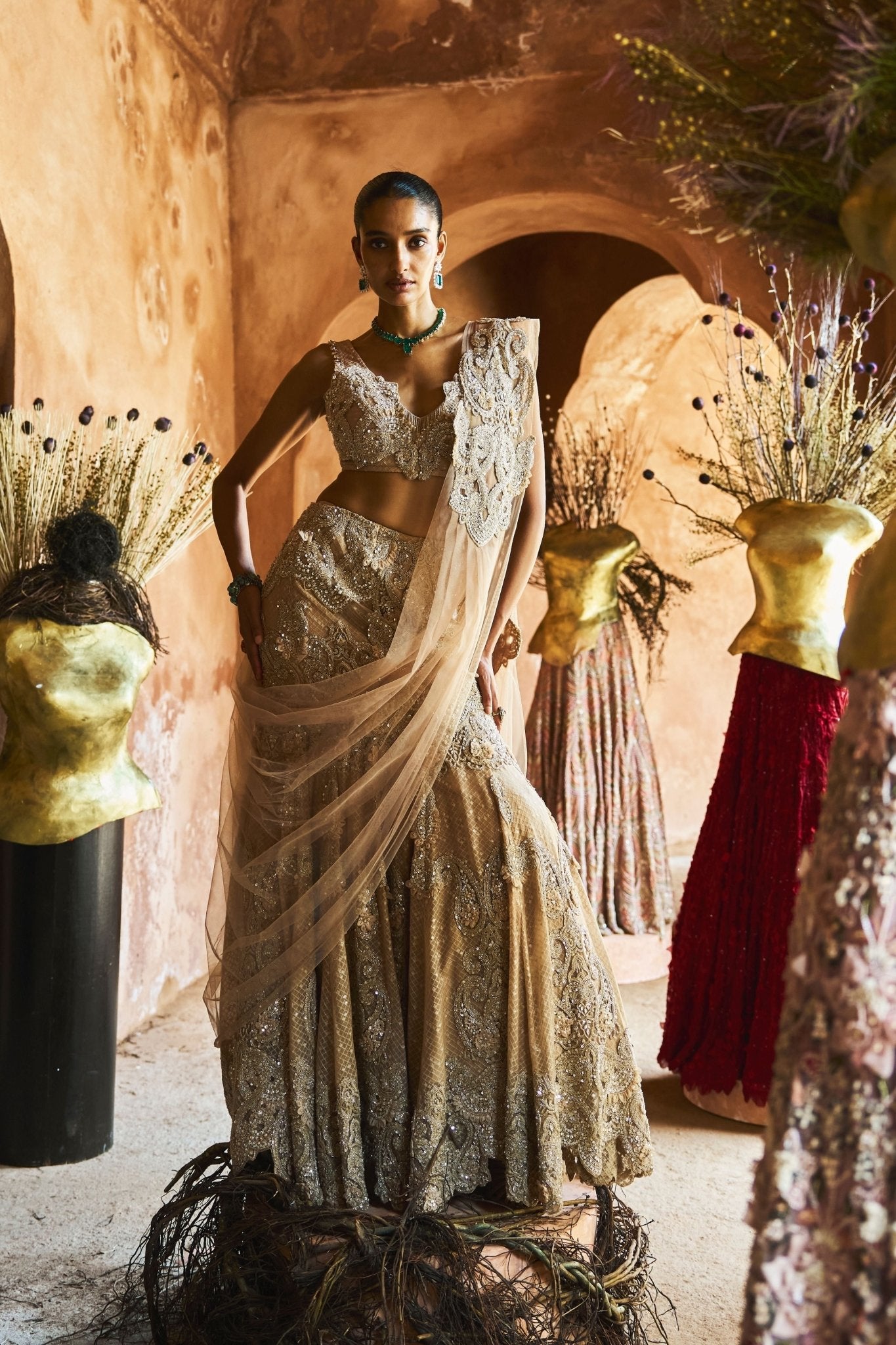 Dawnlight Lehenga Set - Ridhima Bhasin - Elahe