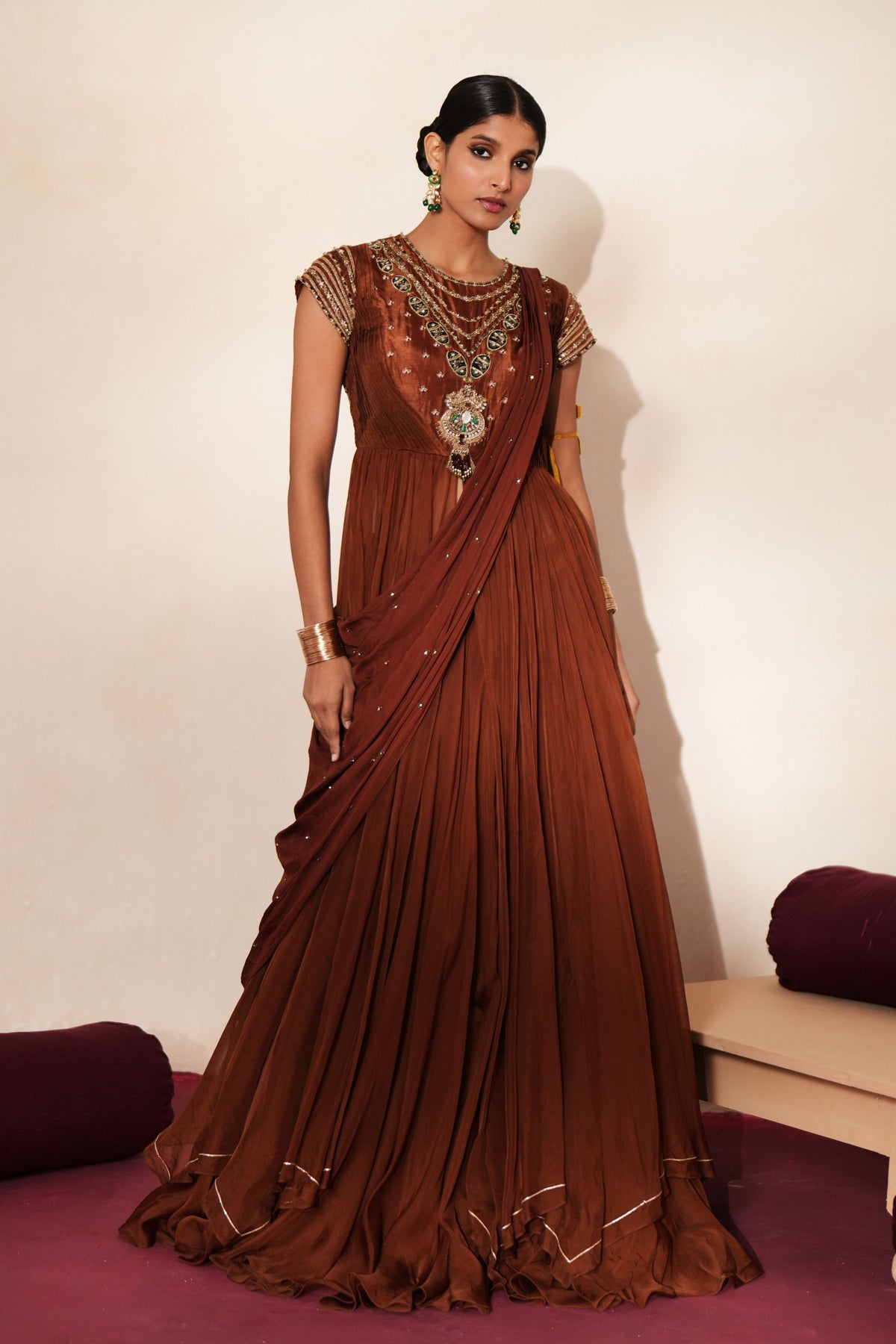 Mehfil Anarkali Skirt Set