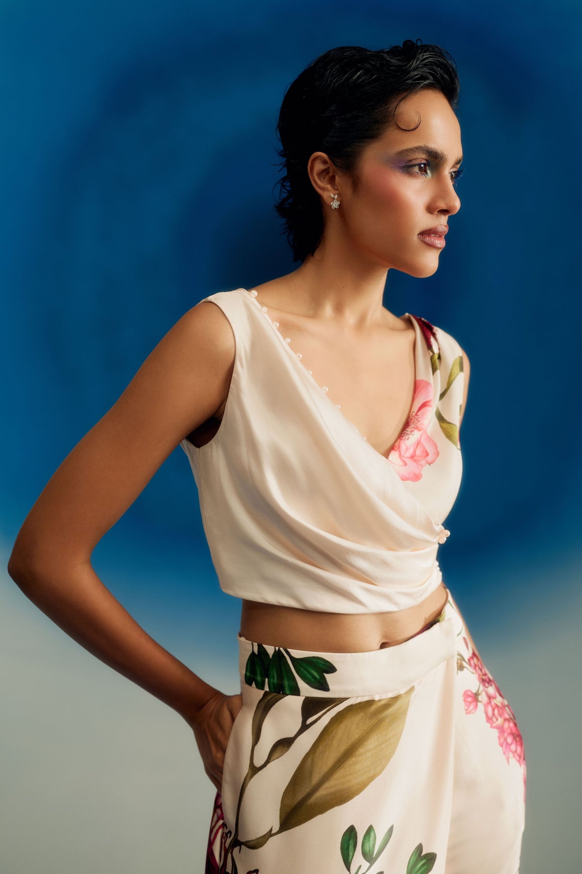 Drape Satin Top
