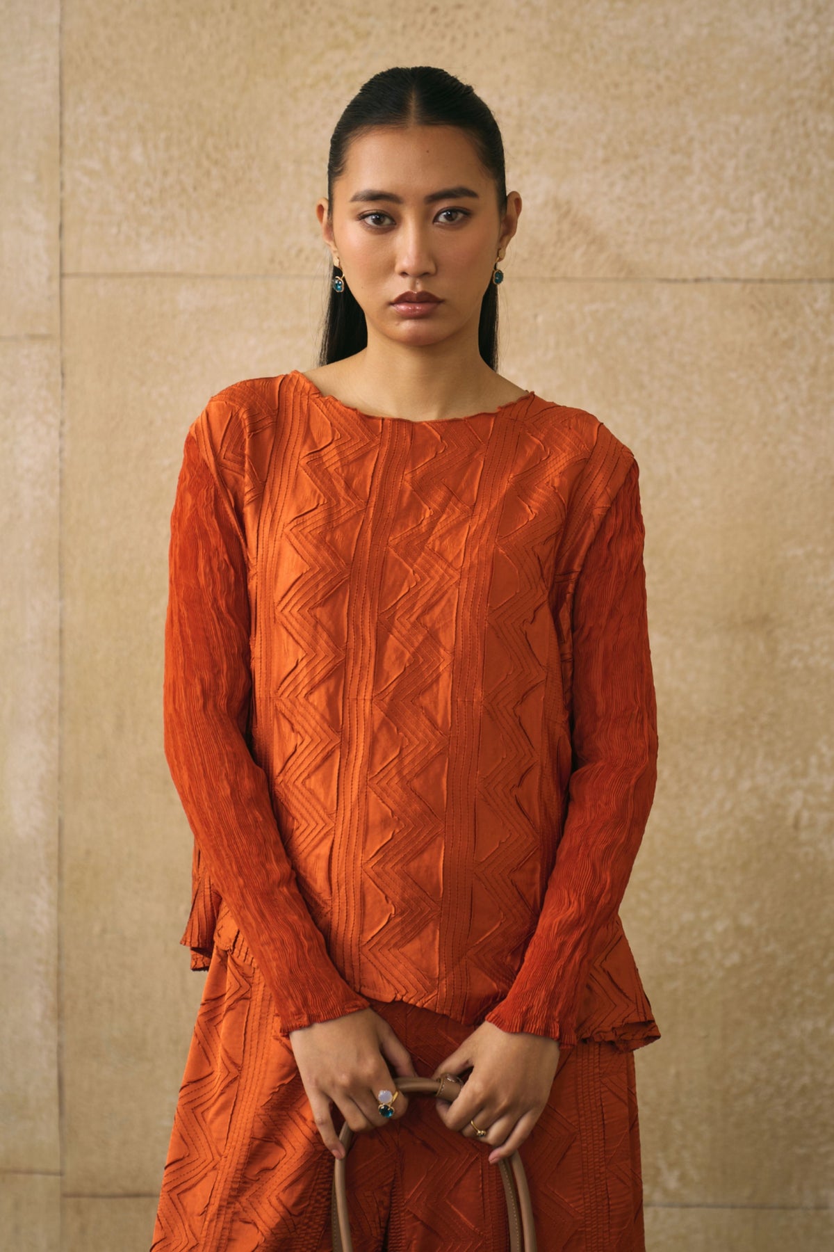 Orange Elina Co-ord Set