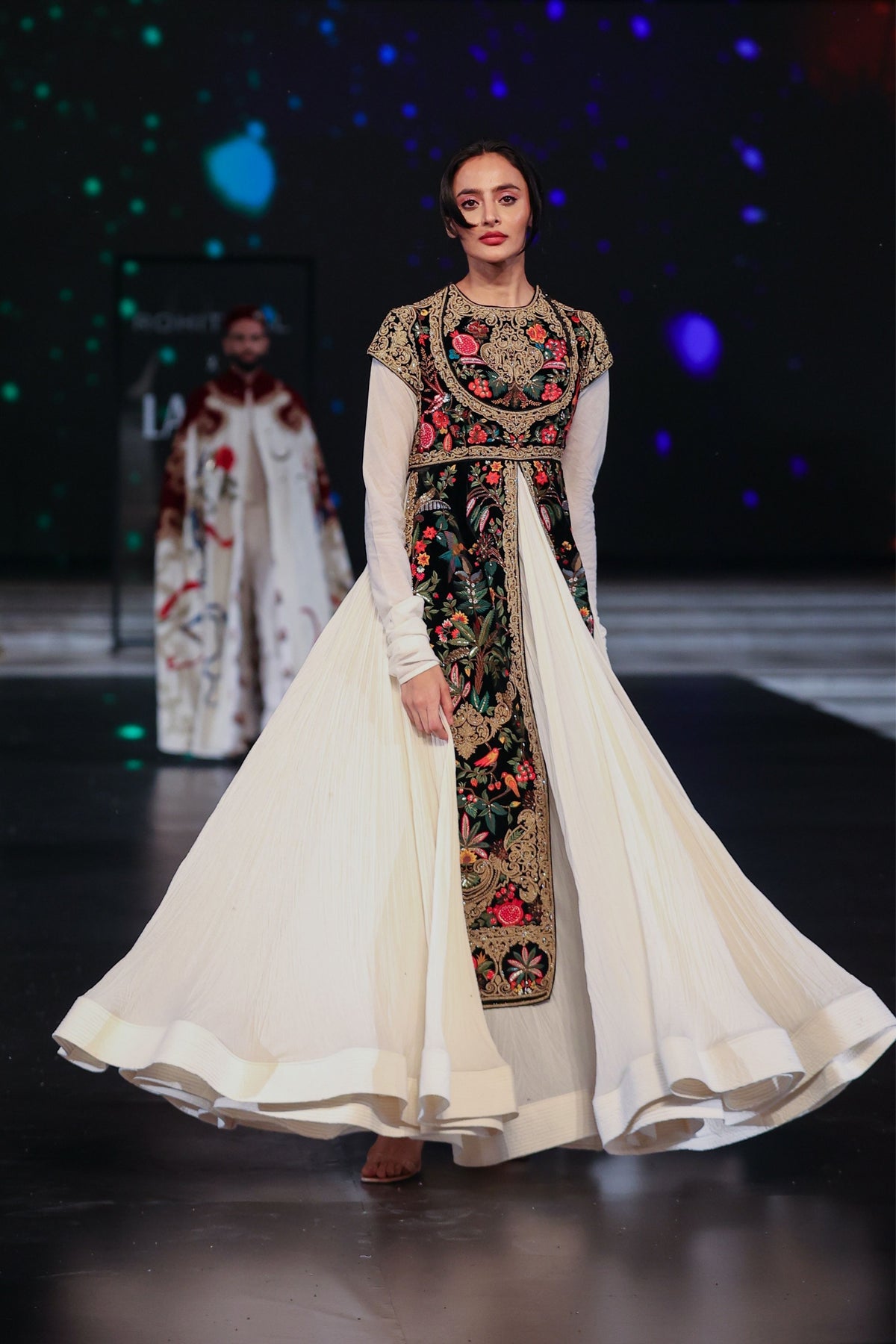 Velvet Chanderi Anarkali Set