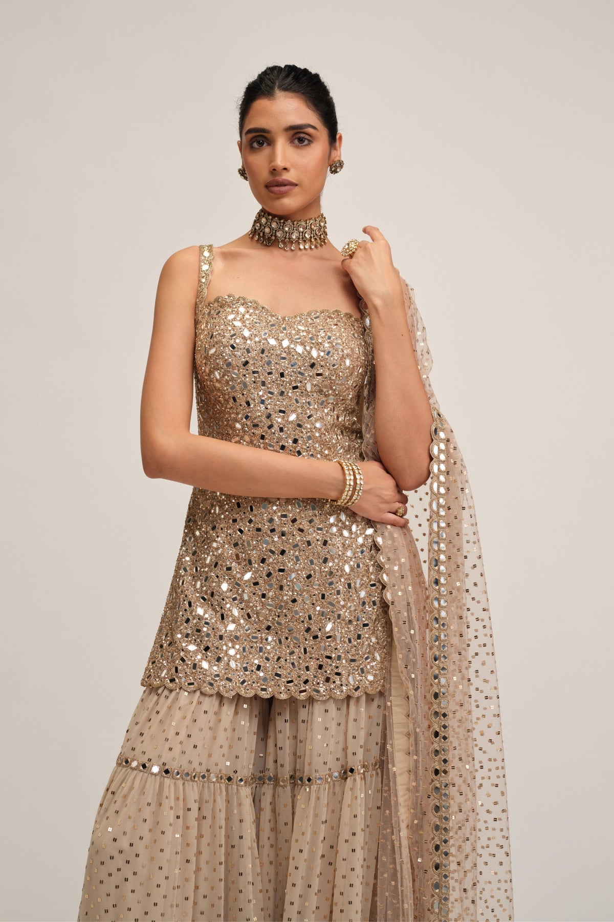 Modern Sharara Set