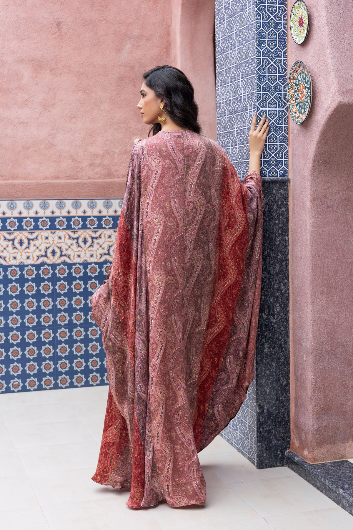 Paisley Printed Kaftan