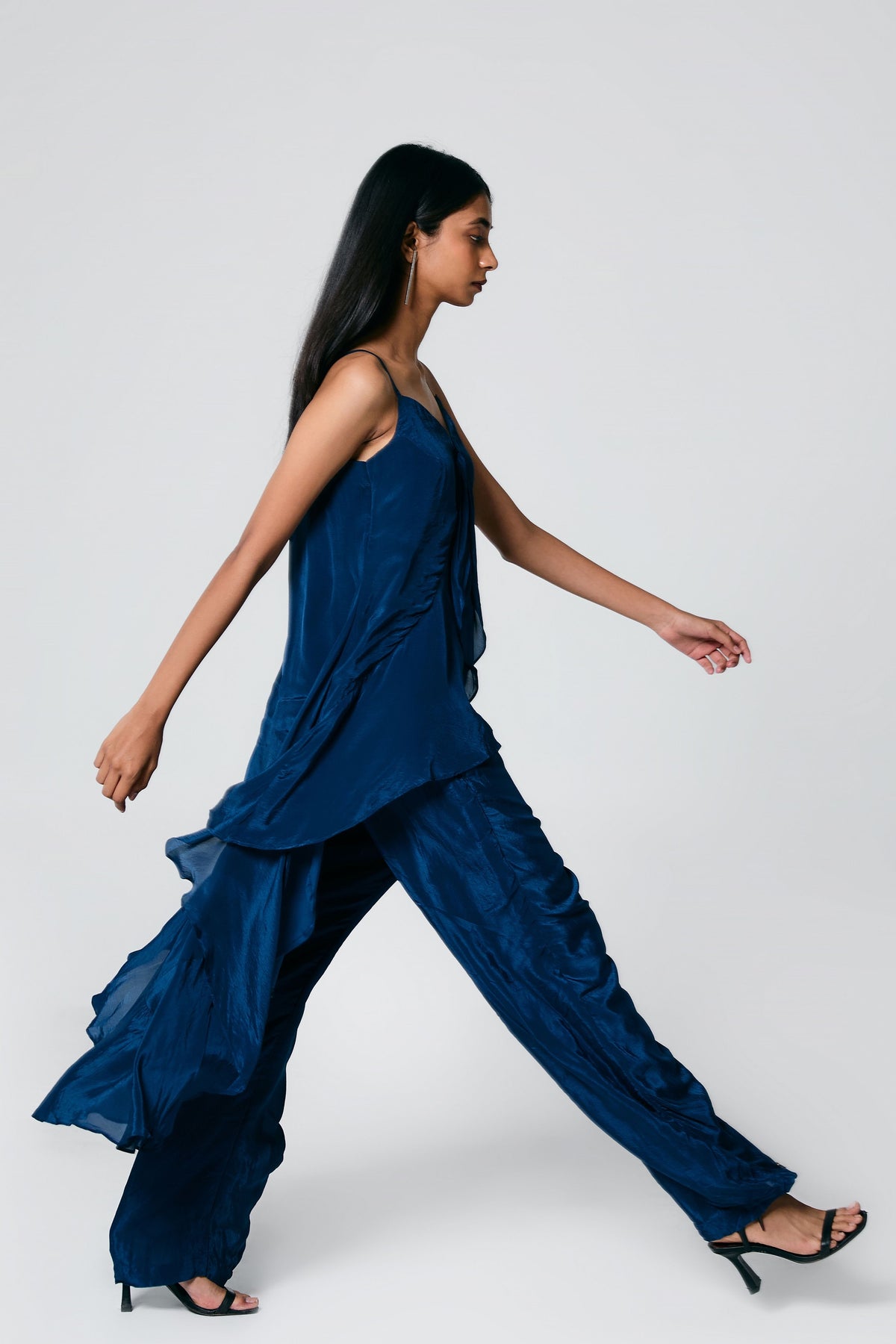 Ruffle High-Low Co-ord Set