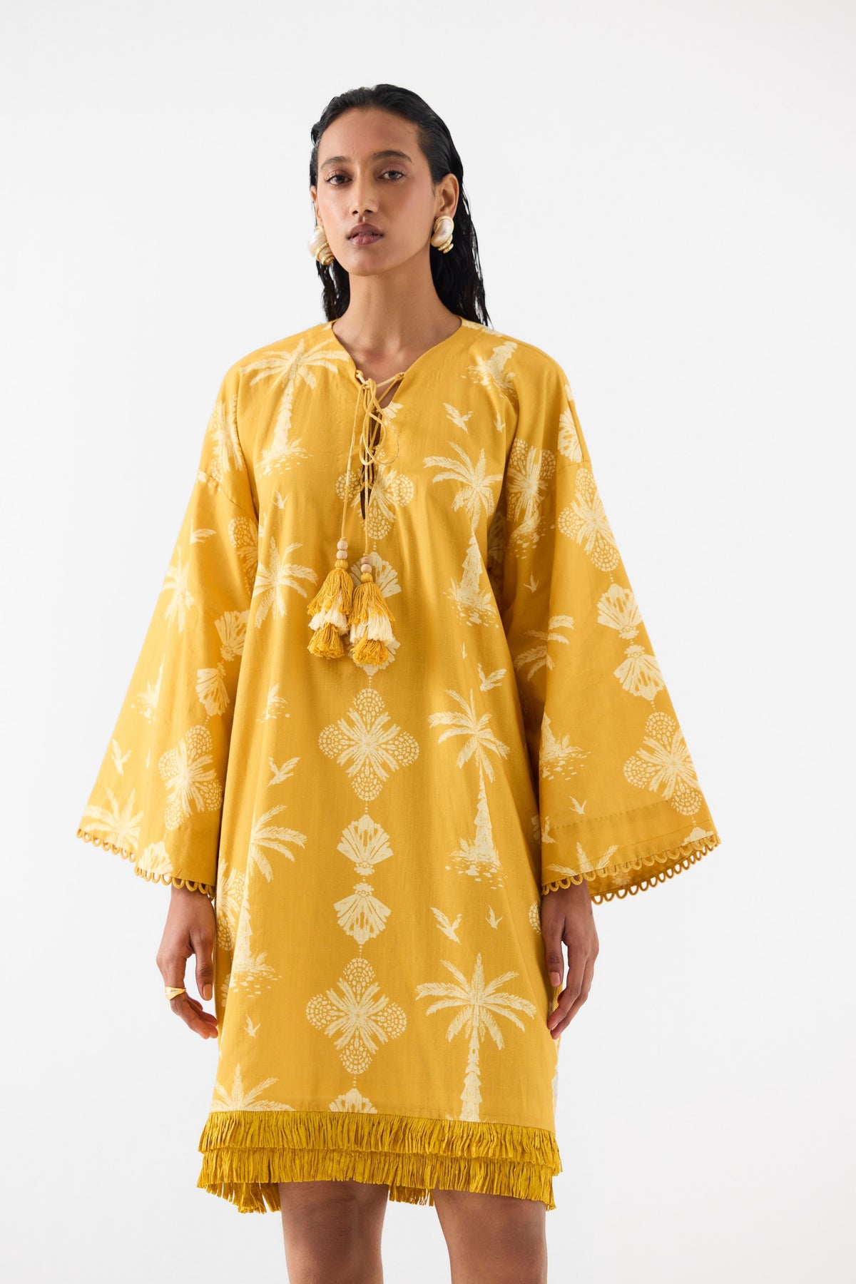 Cabana Bell Sleeves Dress