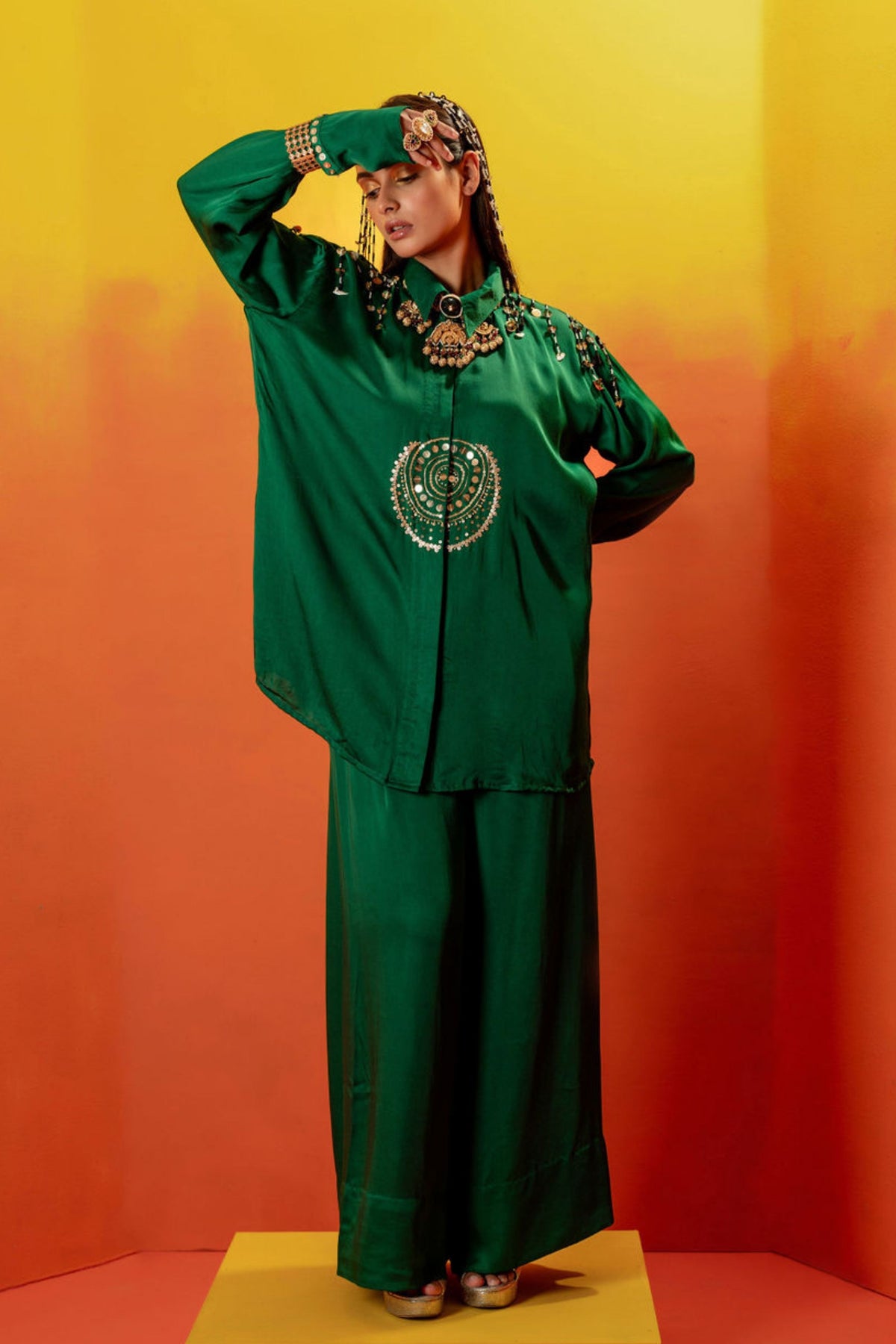 Vani Green Coord Set