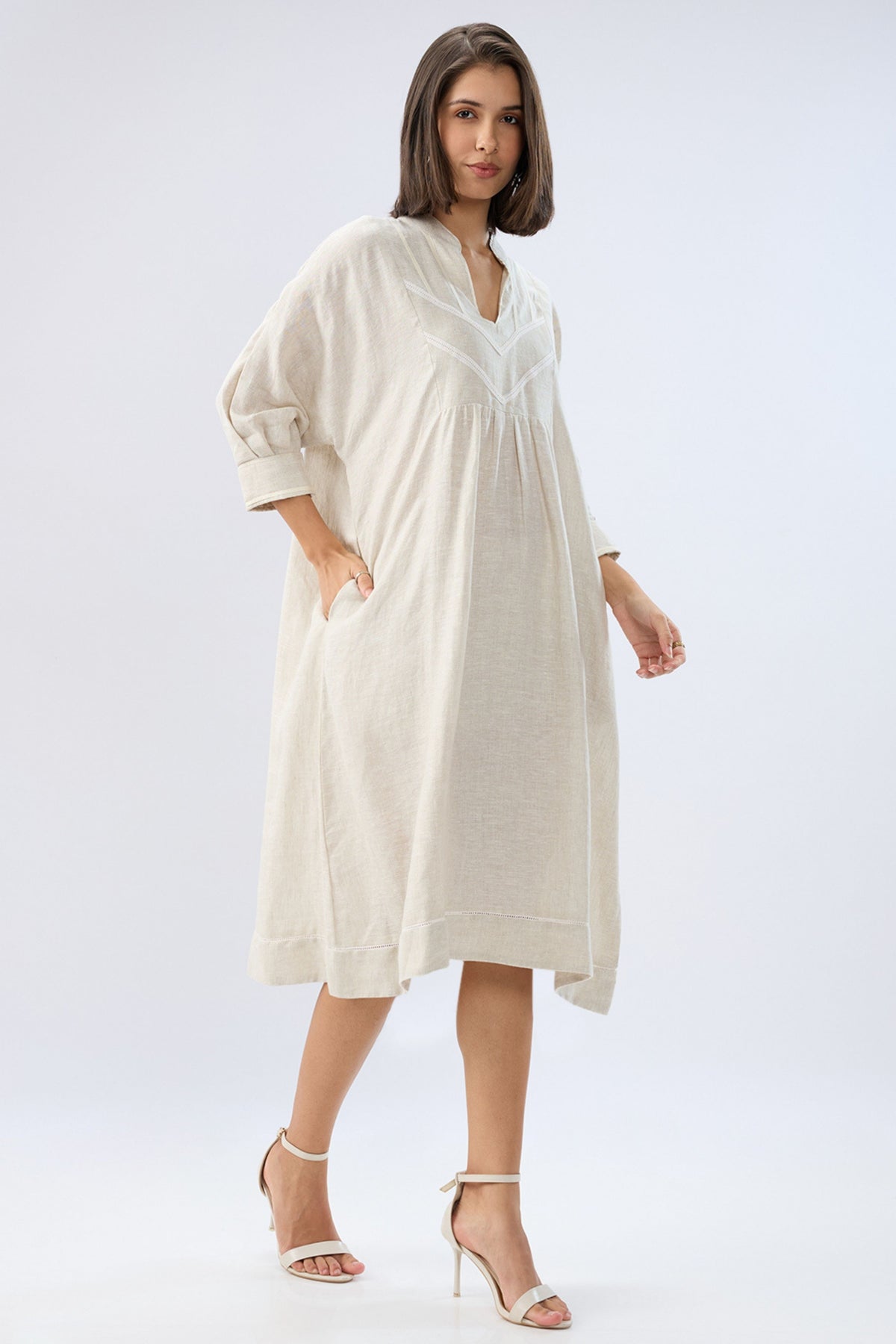 Beige Tunic Dress