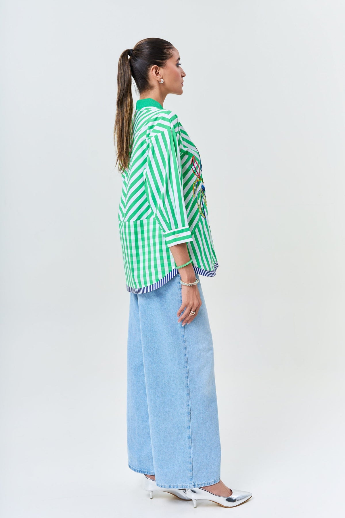 Matcha Stripes Shirt