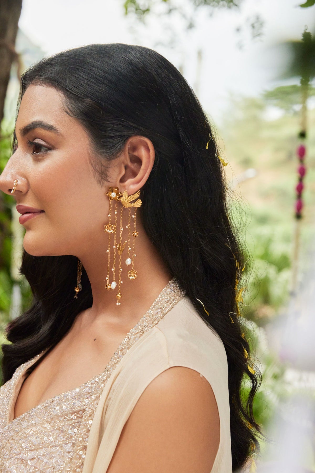 Panchee Statement Chandelier Earrings