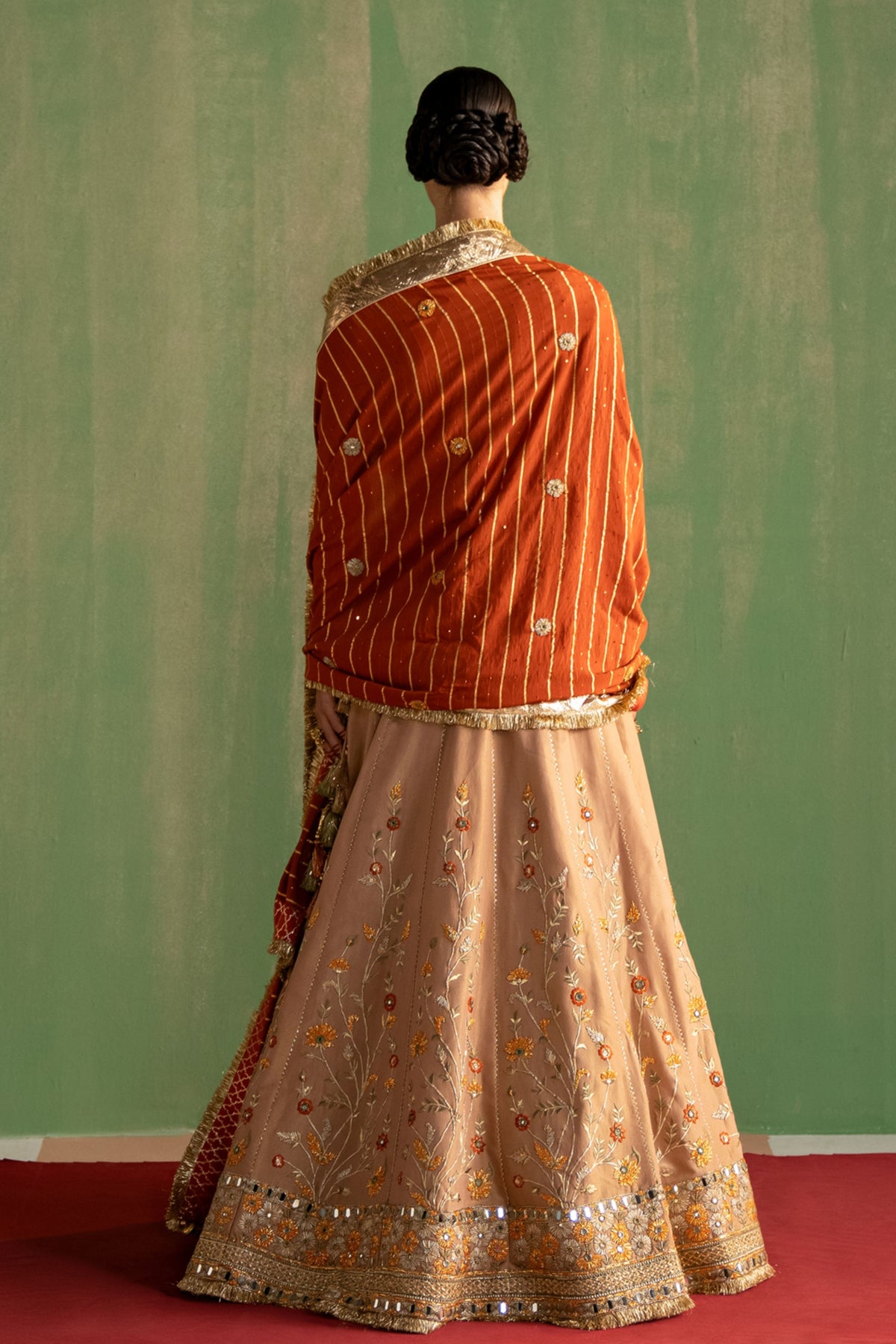 Tanuja Chanderi Lehenga Set