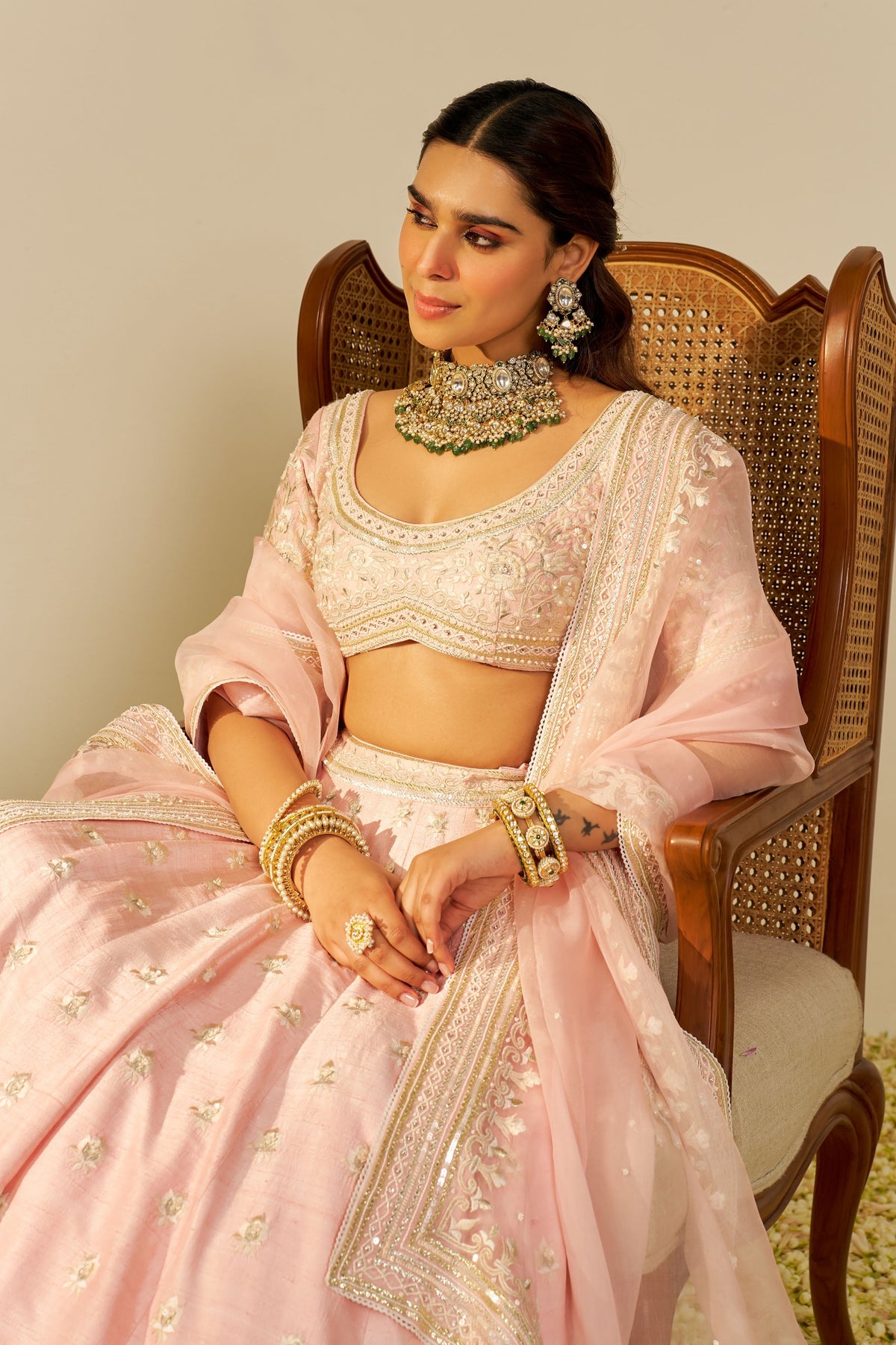 Fida Blush Pink Lehenga Set