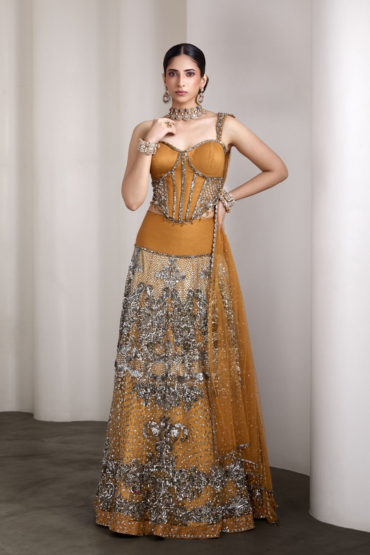 Yellow Lehenga Set