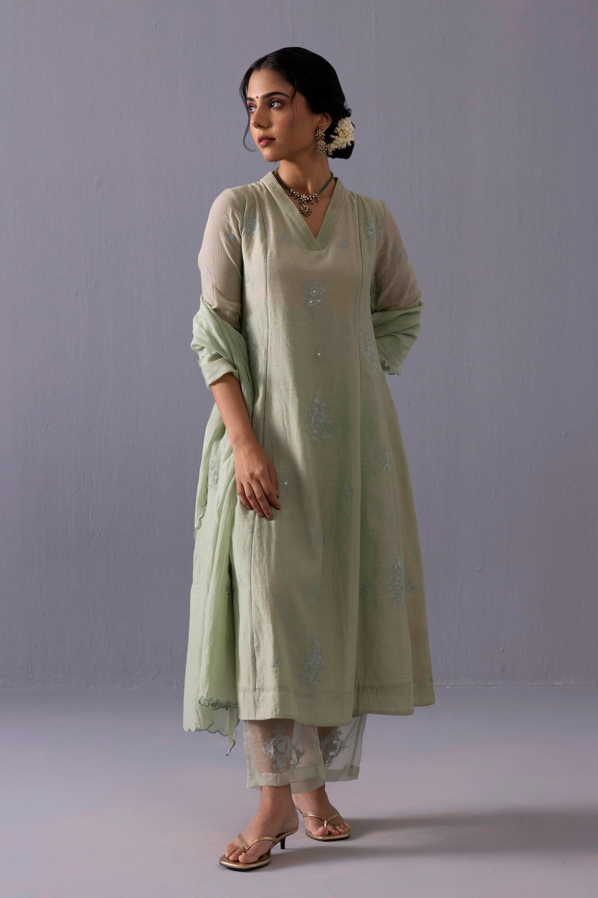 Ankita Green Kurta Set