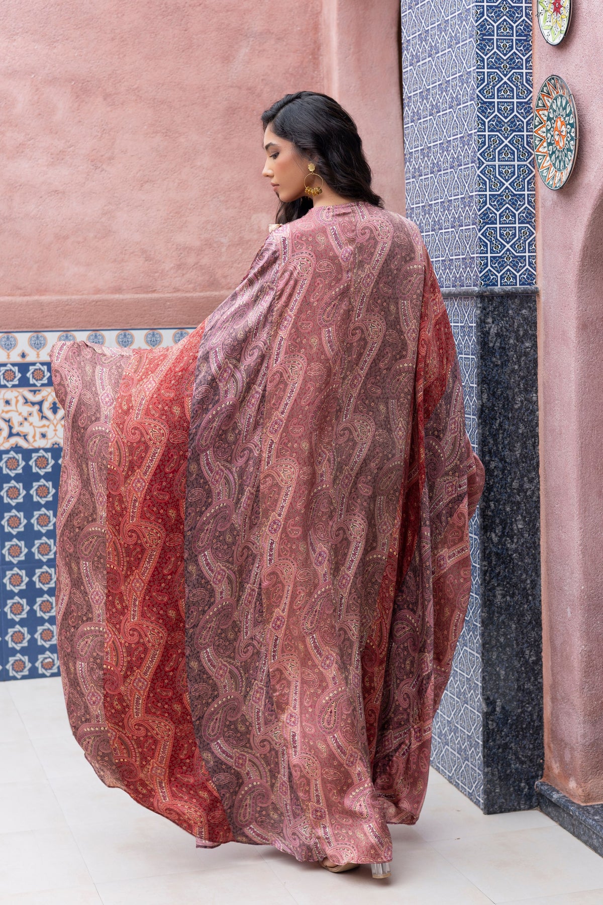 Paisley Printed Kaftan
