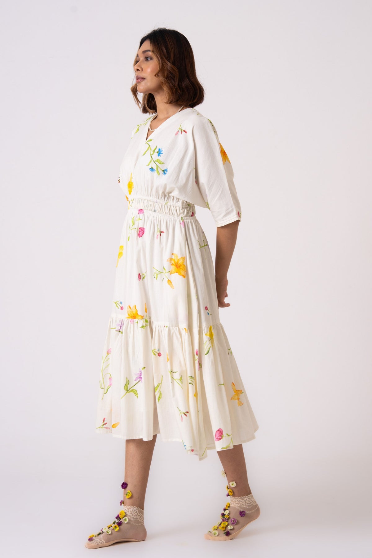 Noor Floral Elegance Dress