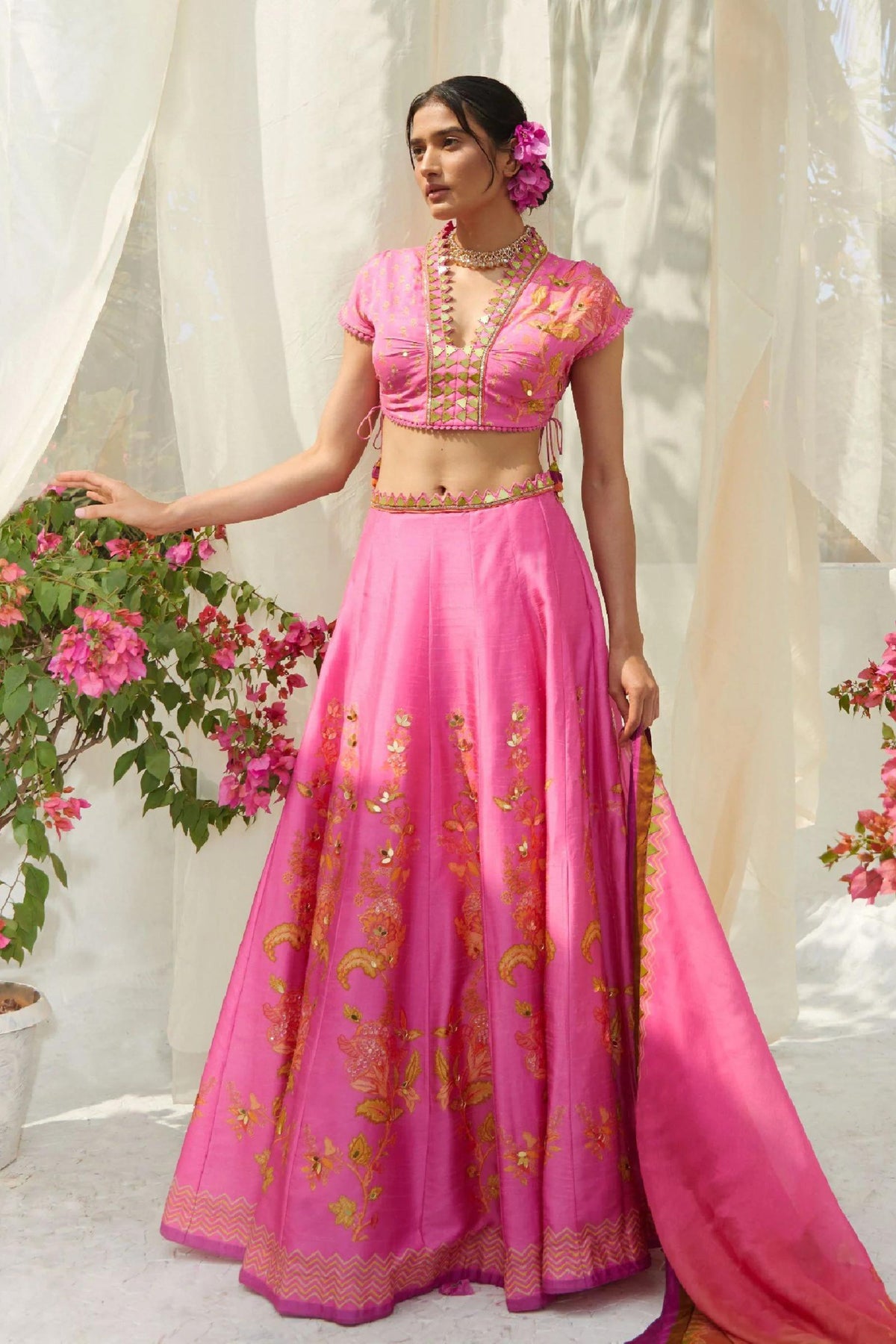 Pink Lehenga Set
