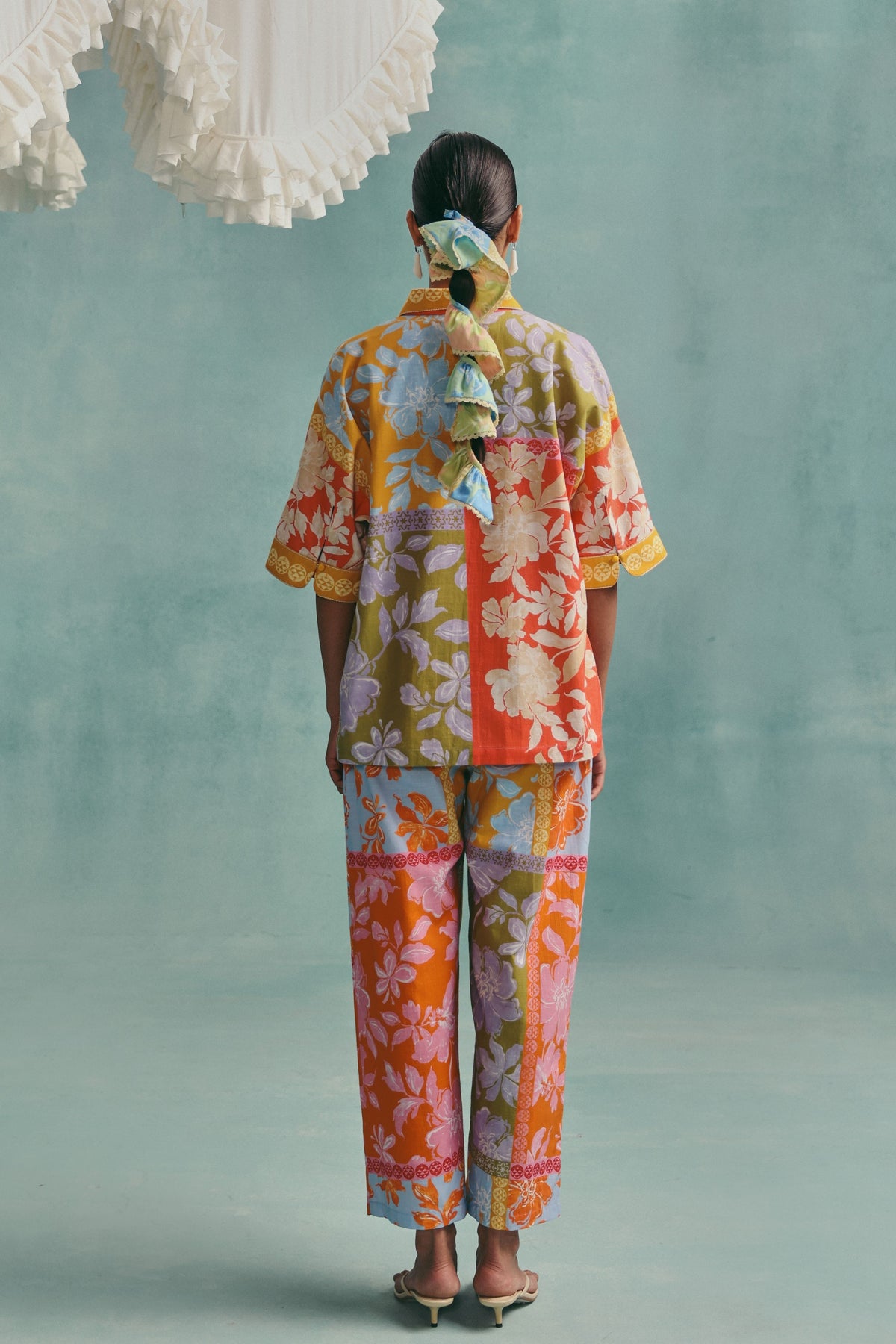 Patchwork Collared Co-ord Set
