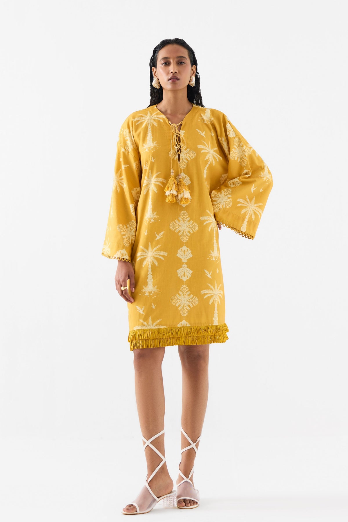 Cabana Bell Sleeves Dress